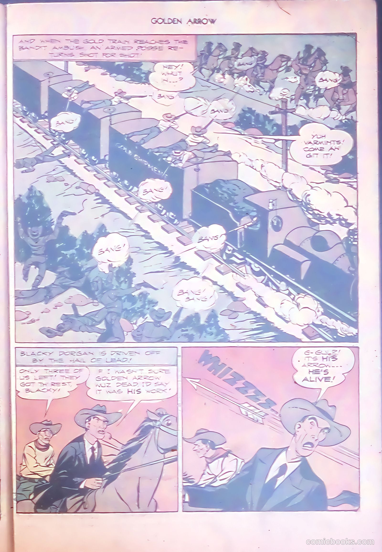Golden Arrow Western #6 (1947) — page 31 of 36