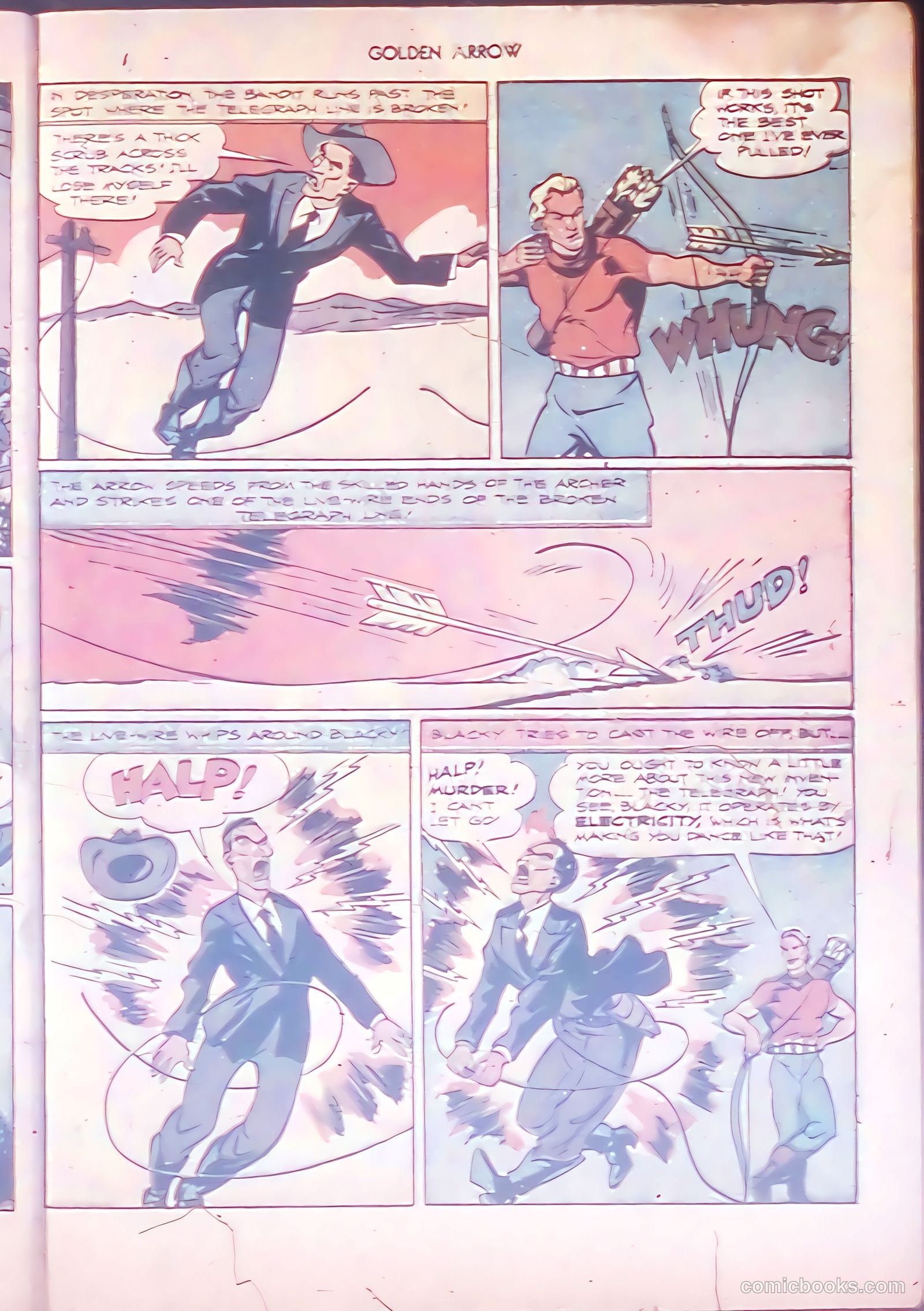 Golden Arrow Western #6 (1947) — page 33 of 36