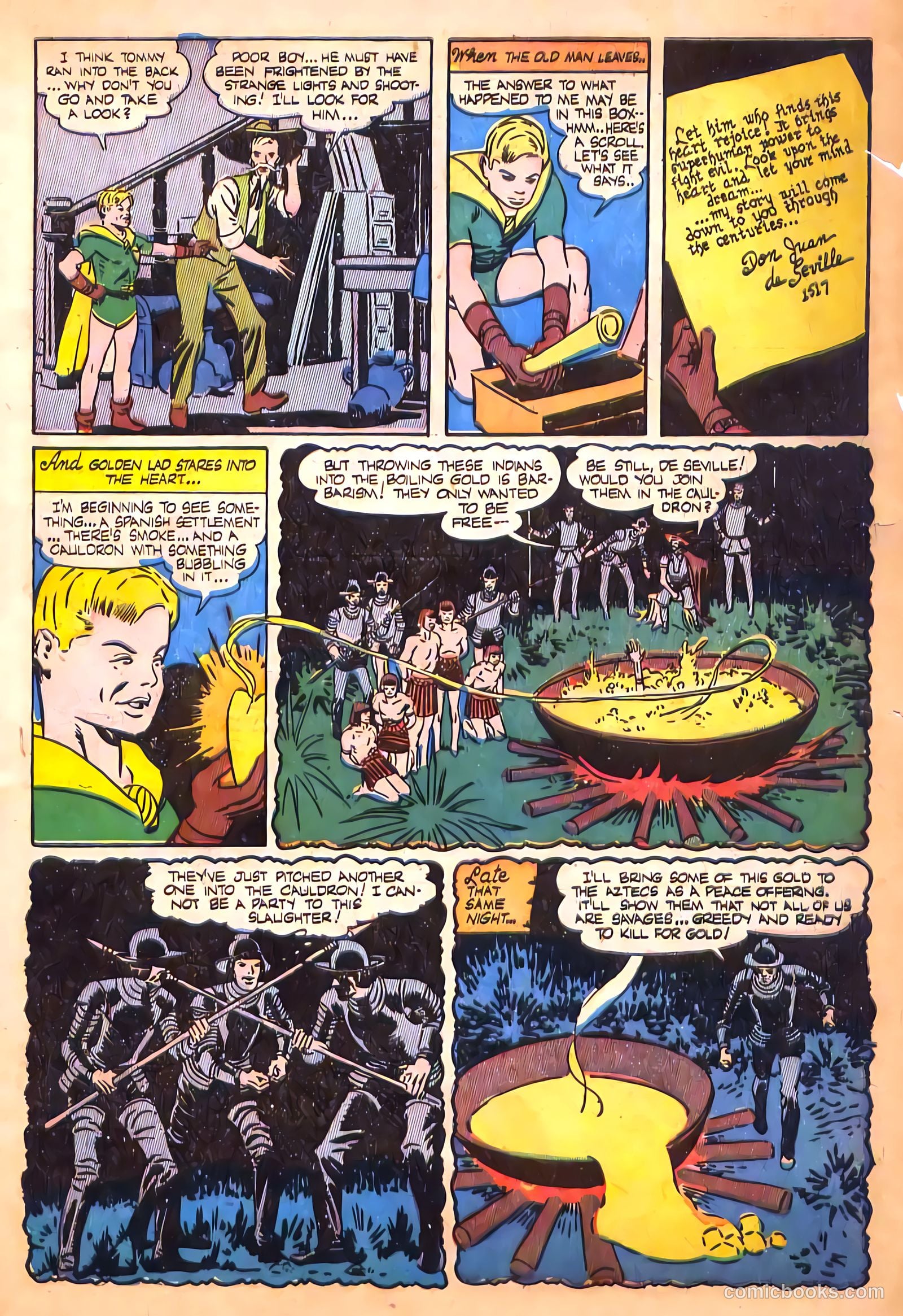 Golden Lad #1 (1945) — page 7 of 36