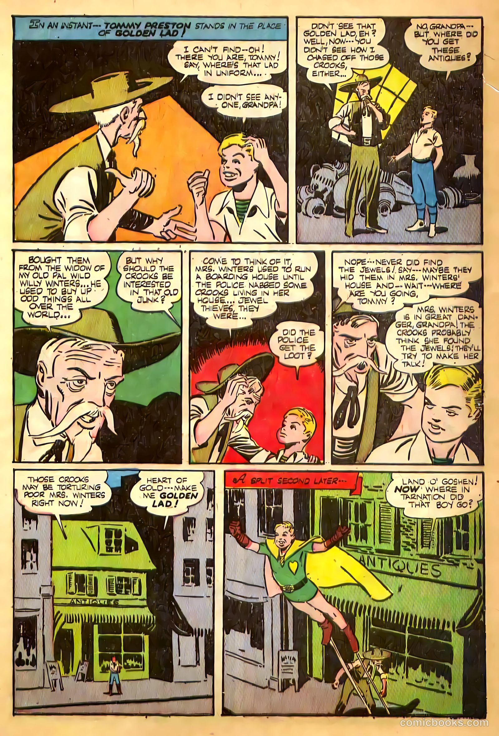 Golden Lad #1 (1945) — page 9 of 36