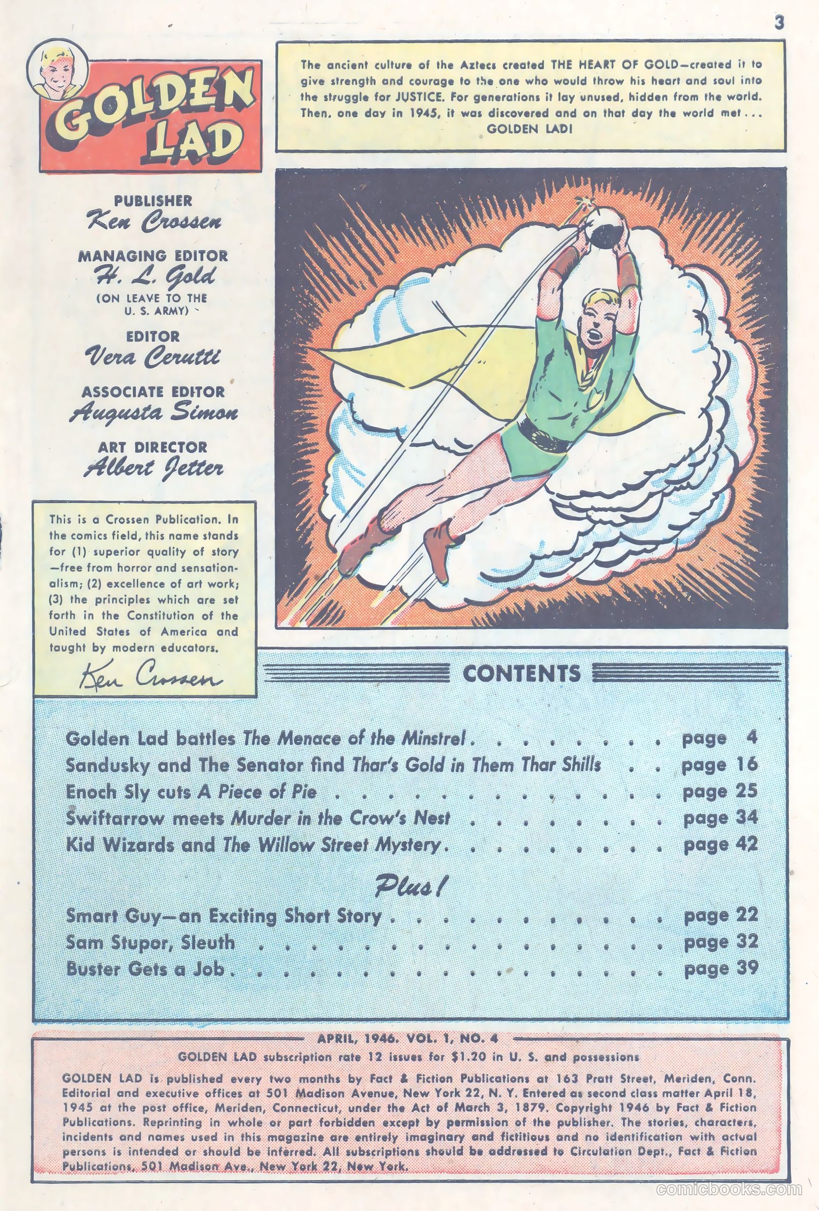 Golden Lad #4 (1946) — page 3 of 54