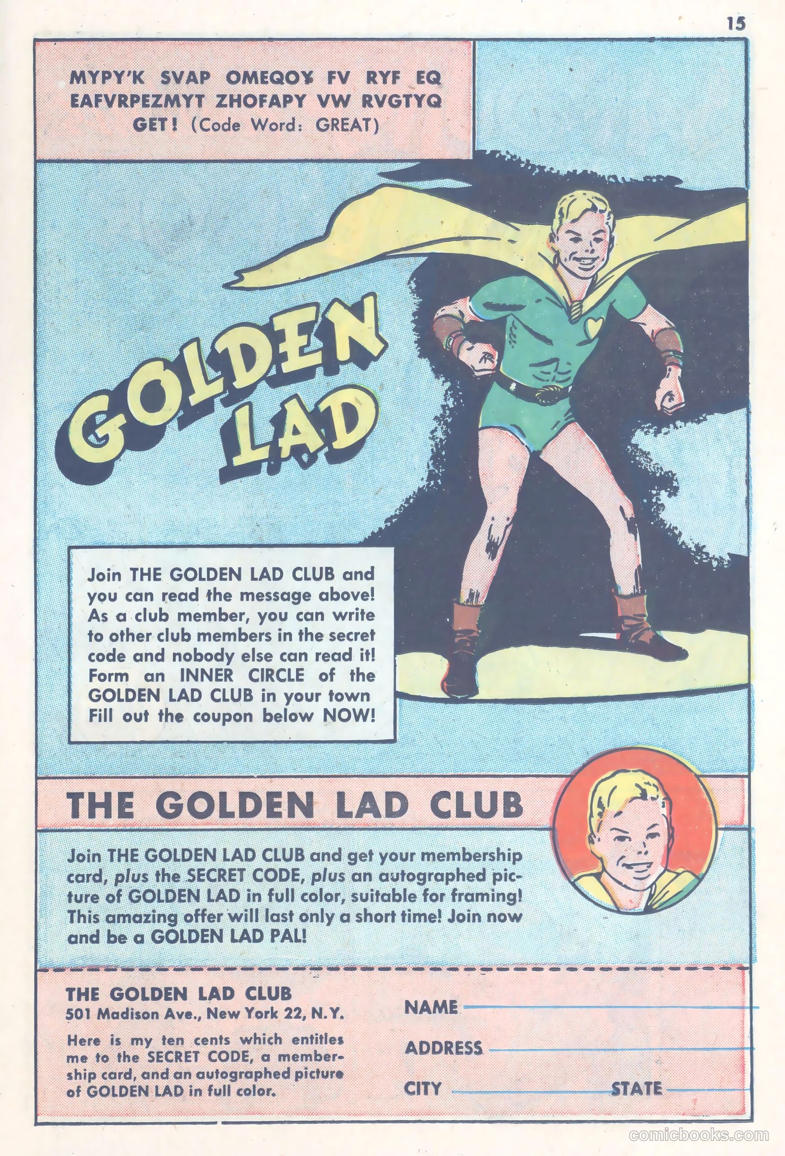 Golden Lad #4 (1946) — page 15 of 54