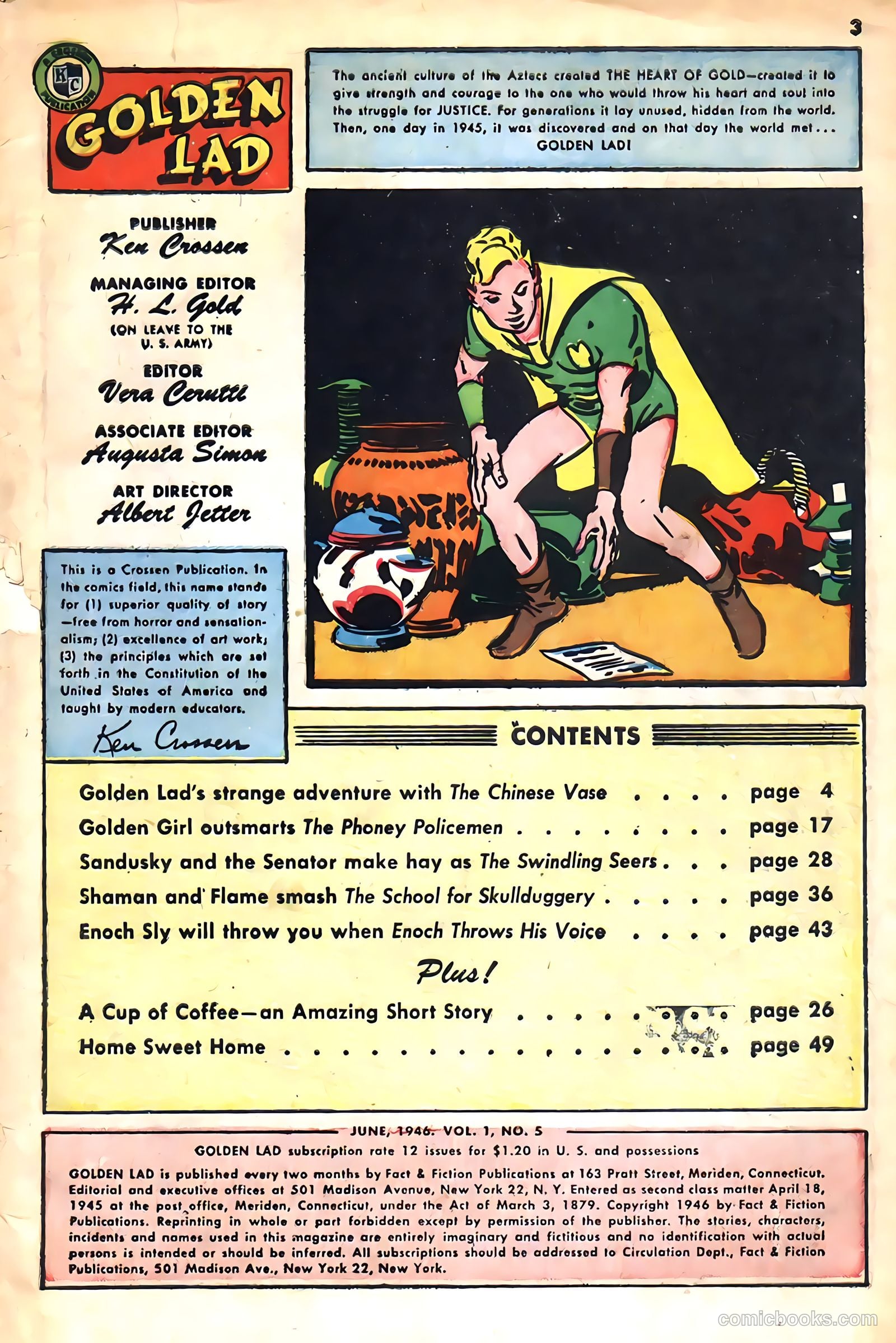 Golden Lad #5 (1946) — page 3 of 52