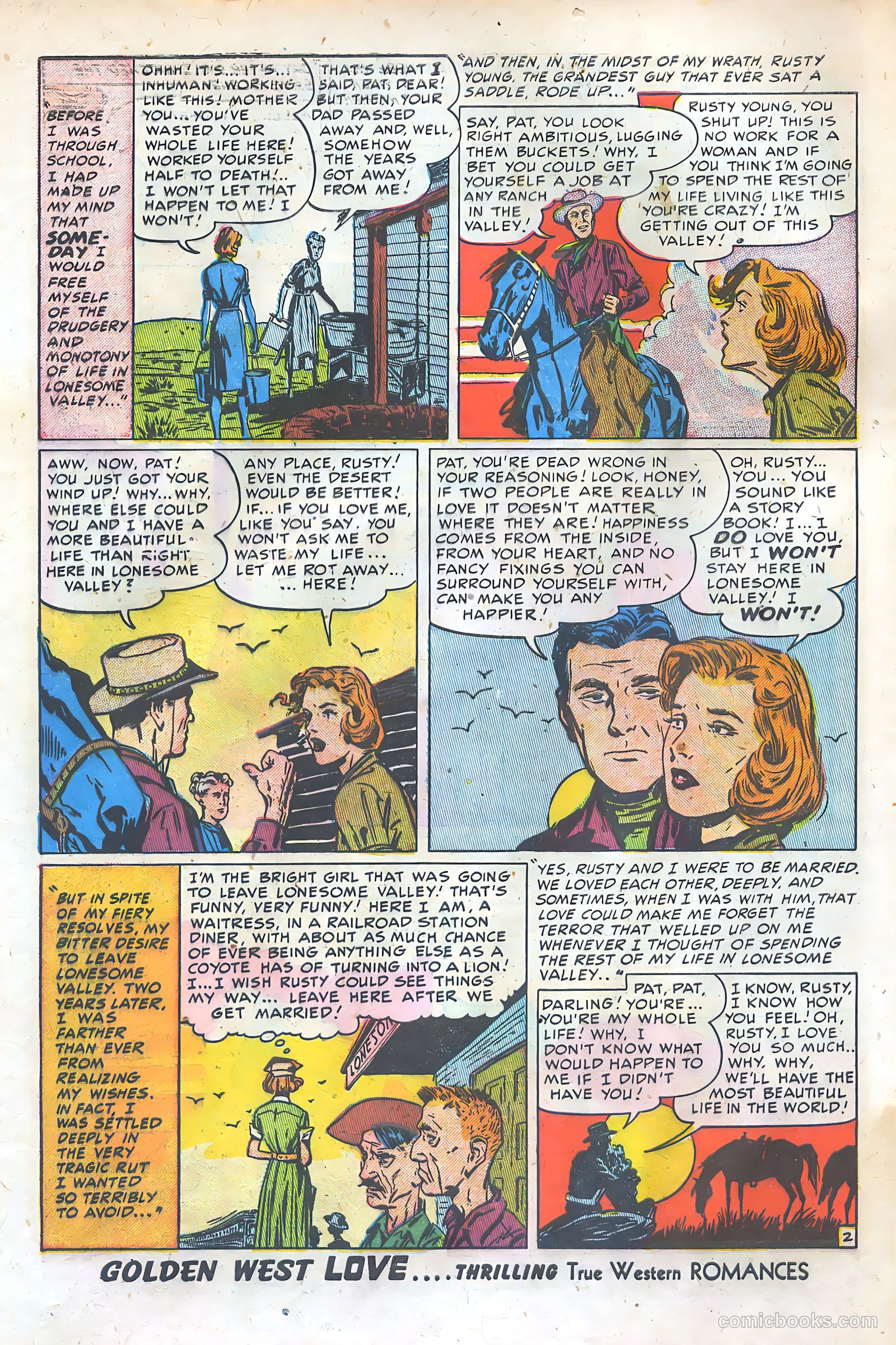 Golden West Love #1 (1949) — page 4 of 53