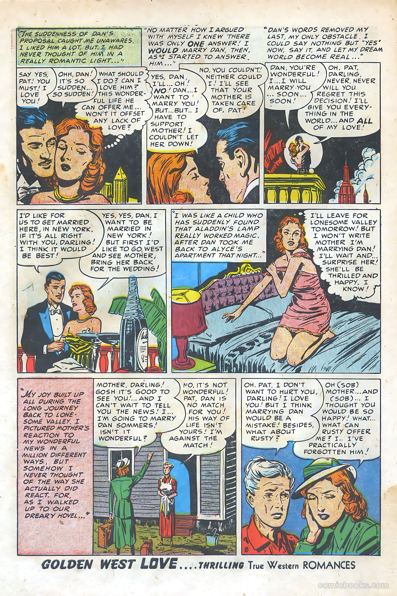 Golden West Love #1 (1949) — page 10 of 53