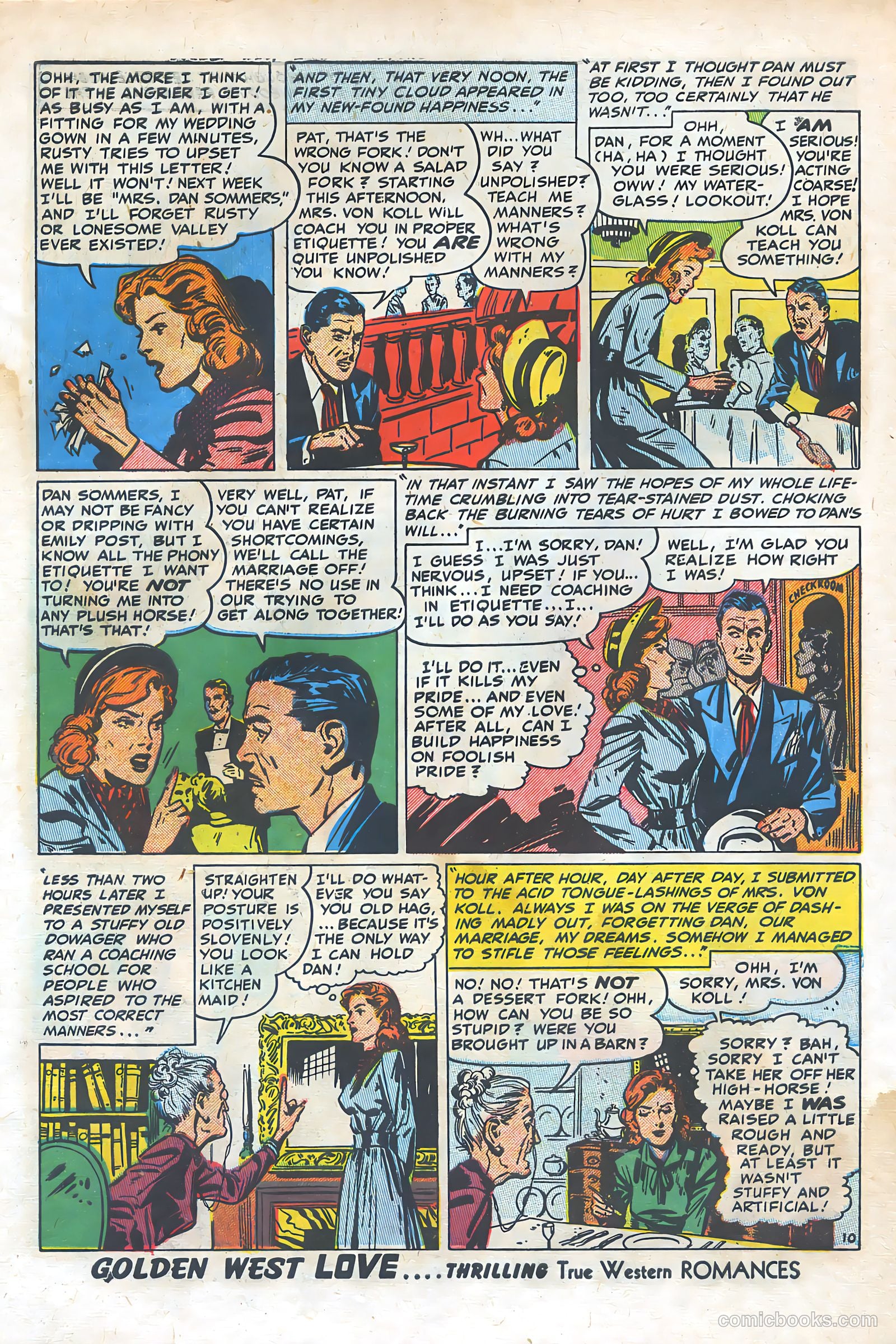 Golden West Love #1 (1949) — page 12 of 53
