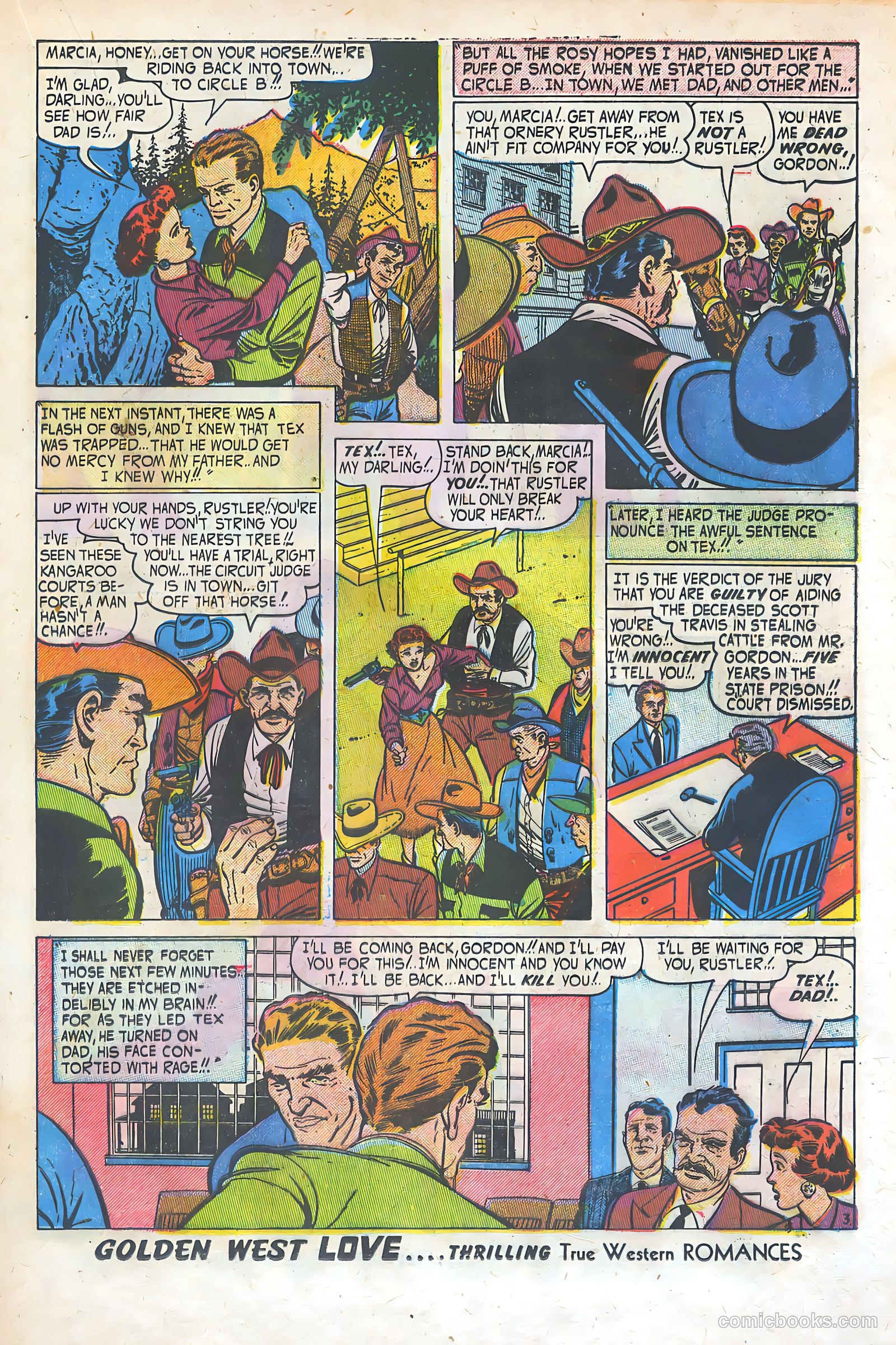 Golden West Love #1 (1949) — page 25 of 53
