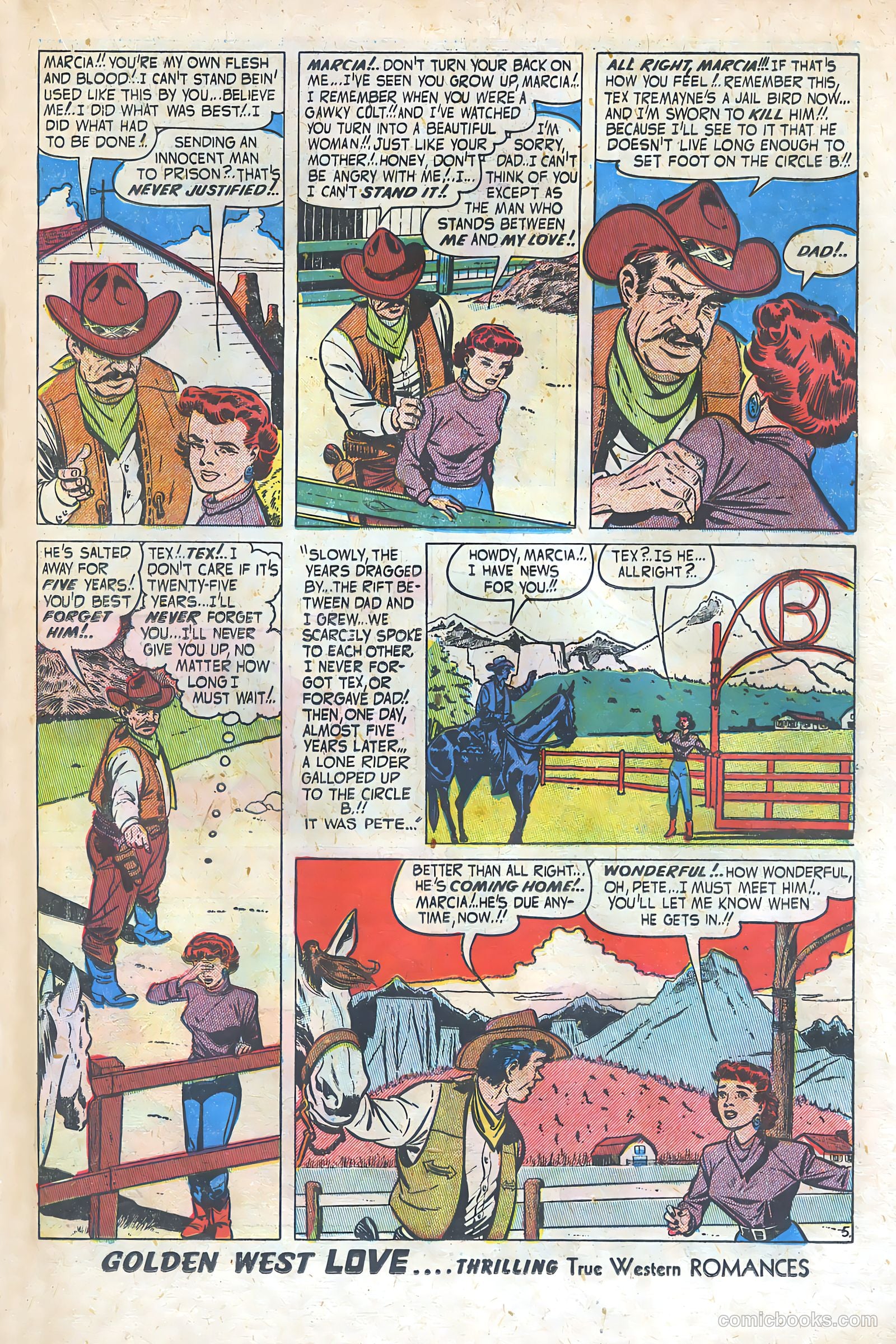 Golden West Love #1 (1949) — page 27 of 53