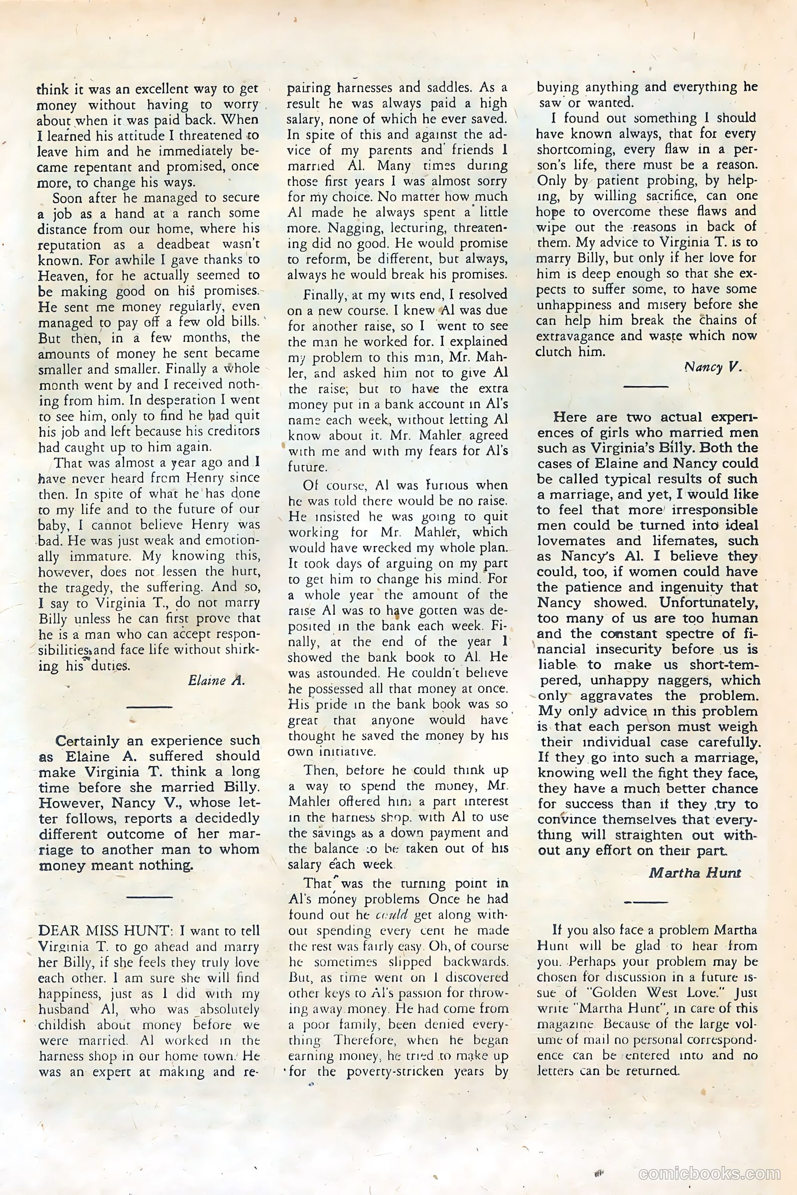 Golden West Love #1 (1949) — page 32 of 53
