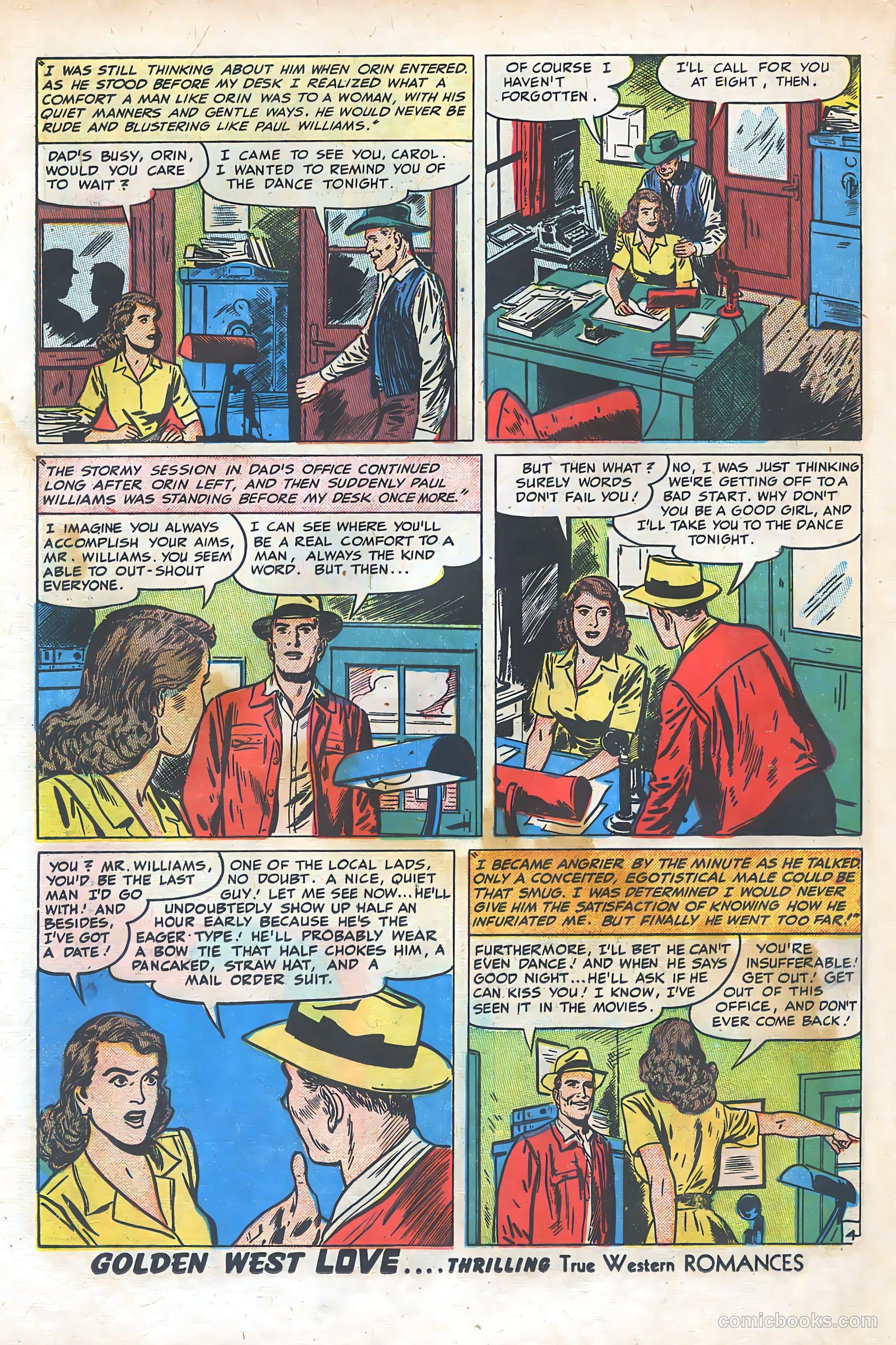 Golden West Love #1 (1949) — page 36 of 53