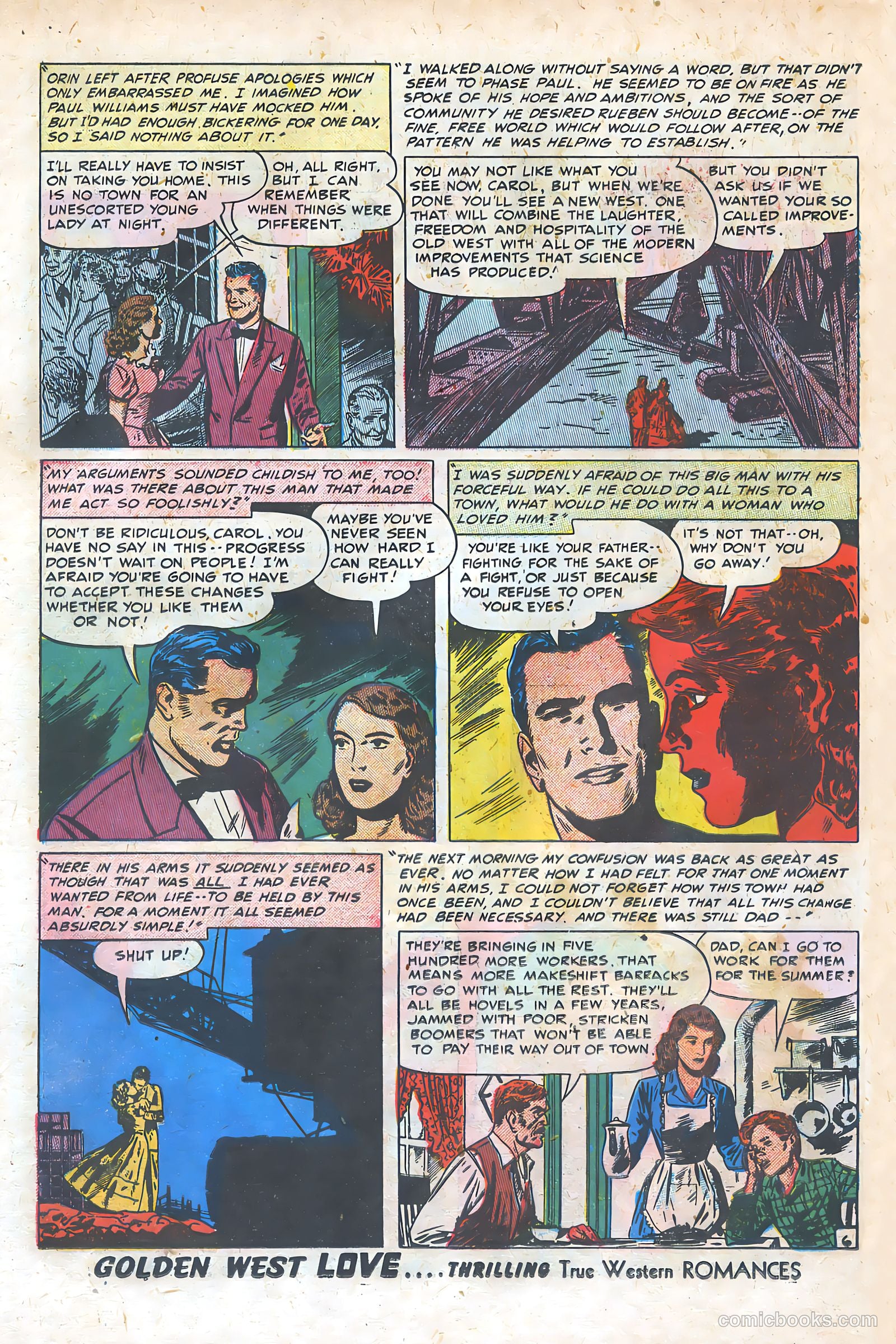 Golden West Love #1 (1949) — page 38 of 53
