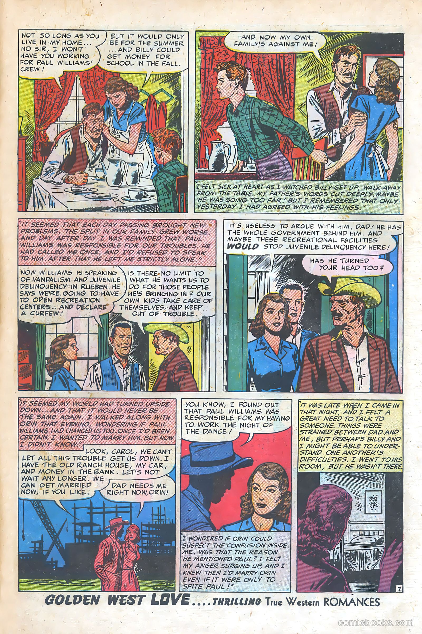 Golden West Love #1 (1949) — page 39 of 53