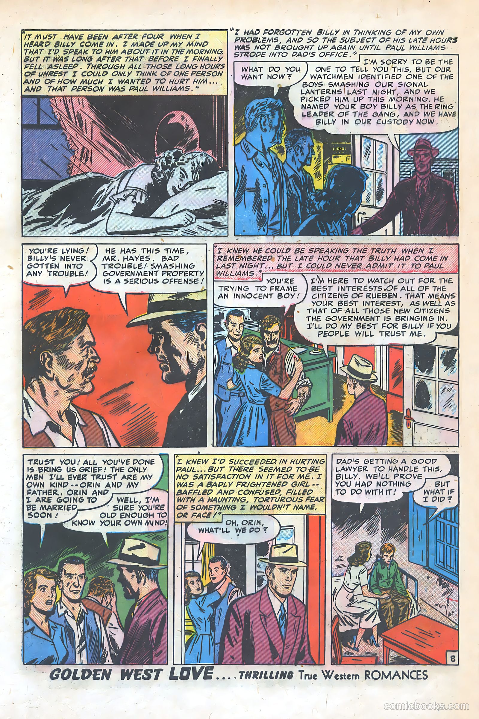 Golden West Love #1 (1949) — page 40 of 53