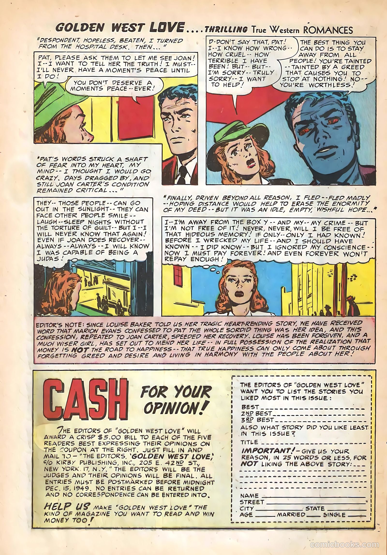 Golden West Love #2 (1949) — page 32 of 52