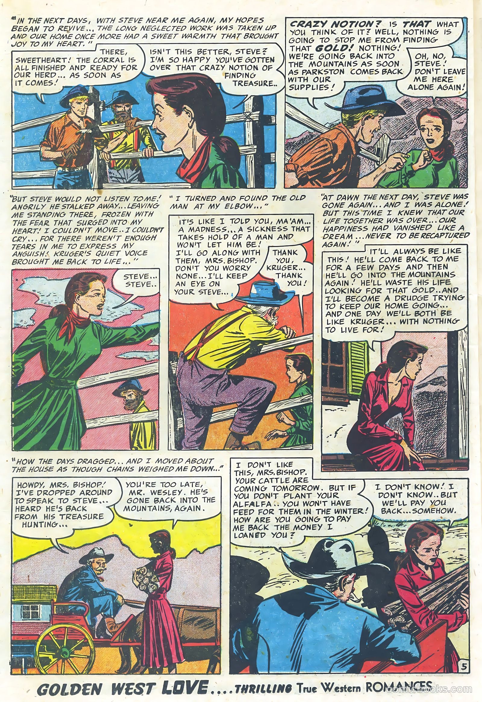 Golden West Love #3 (1950) — page 34 of 53