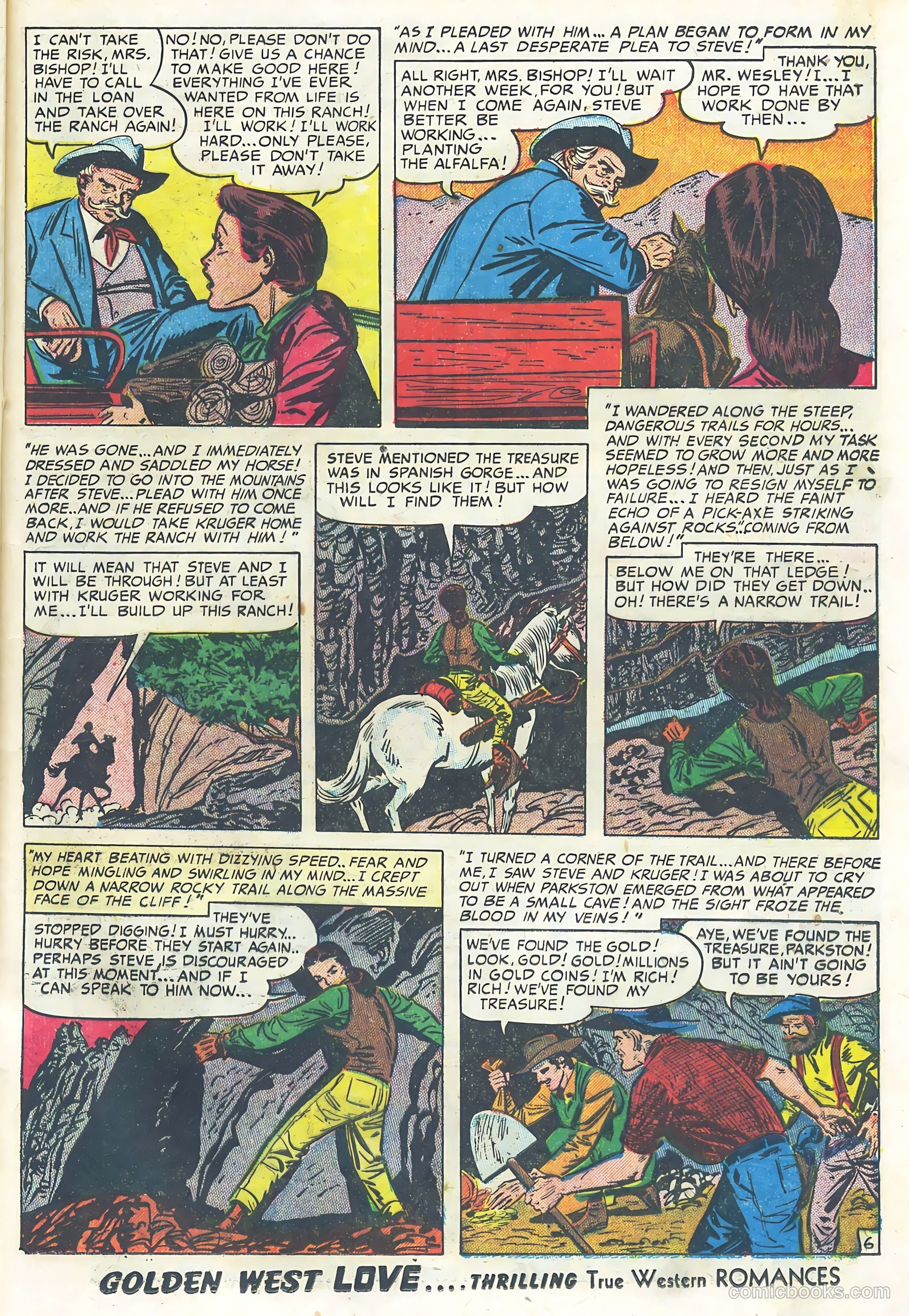 Golden West Love #3 (1950) — page 35 of 53