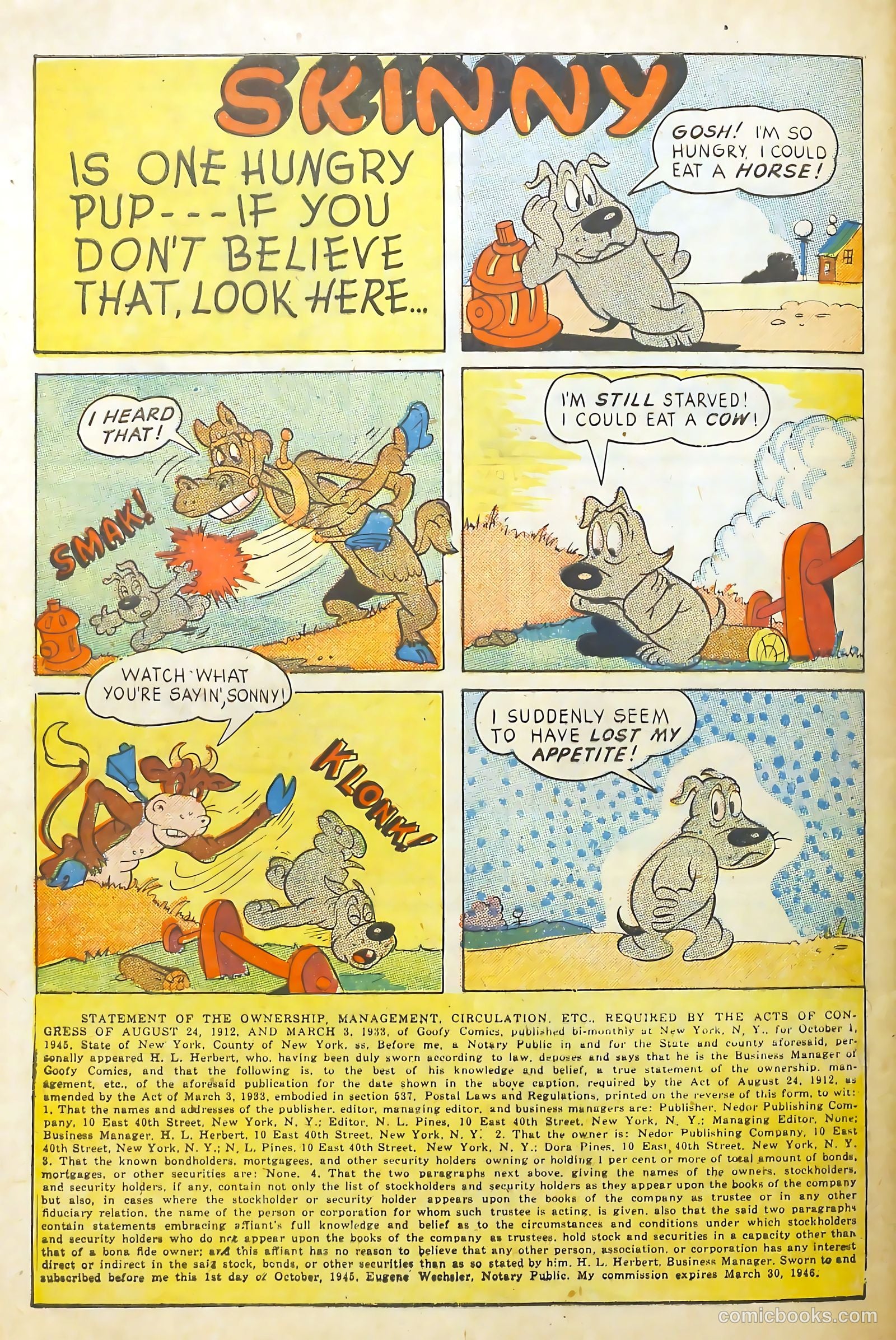 Goofy Comics #12 (1946) — page 48 of 52