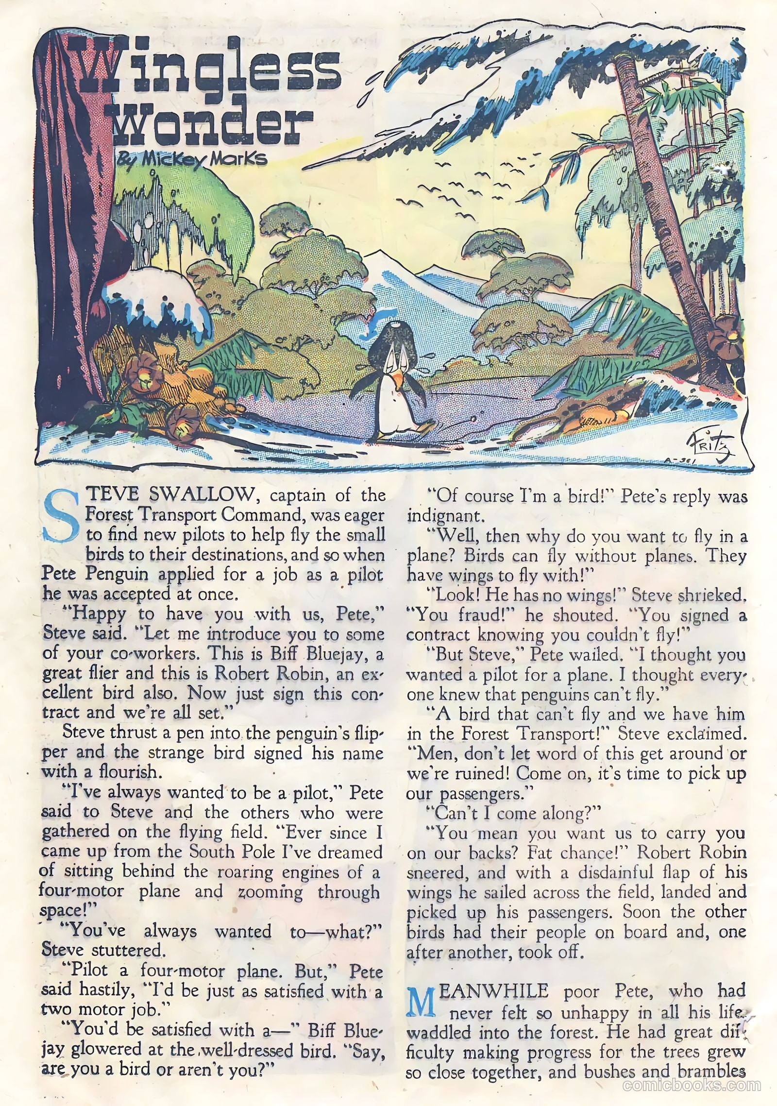 Goofy Comics #26 (1948) — page 32 of 52