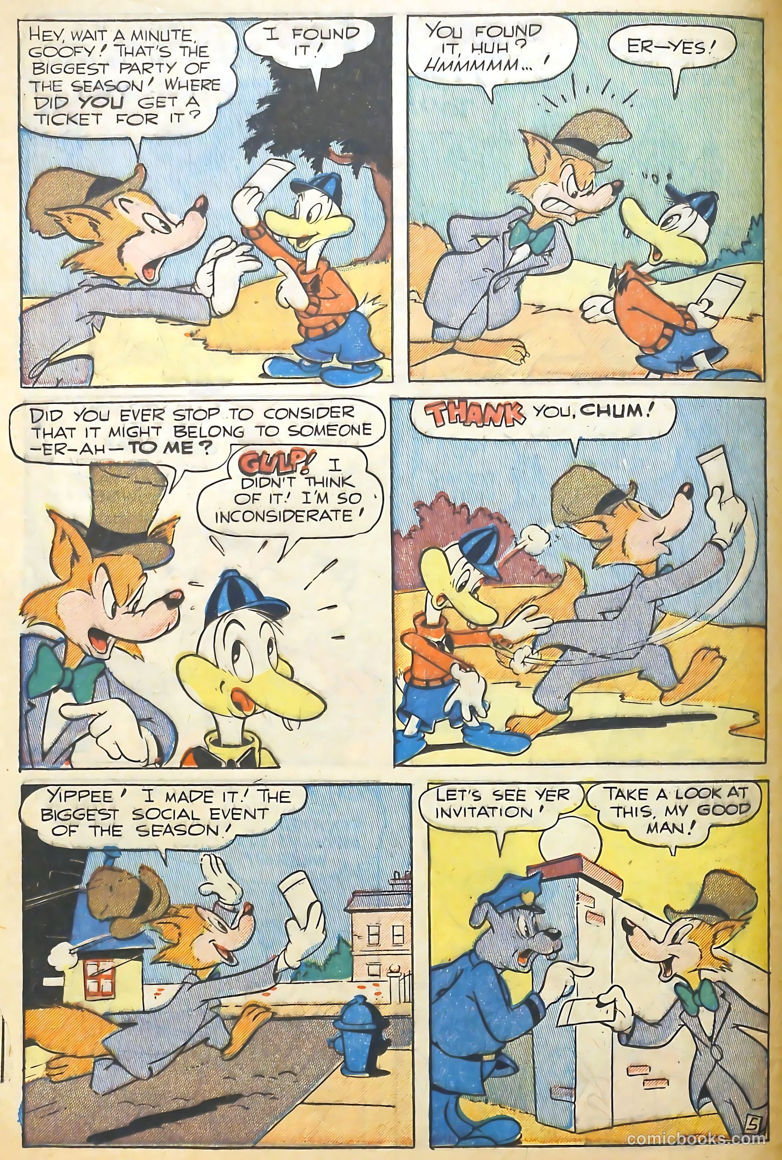 Goofy Comics #28 (1948) — page 16 of 52