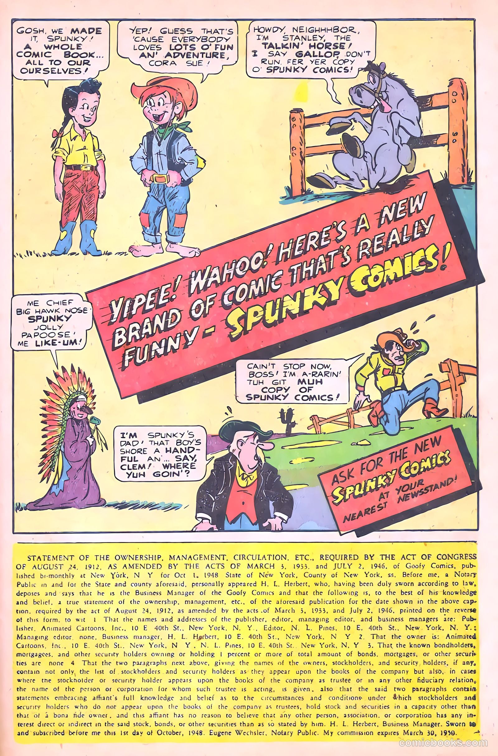 Goofy Comics #31 (1949) — page 41 of 53