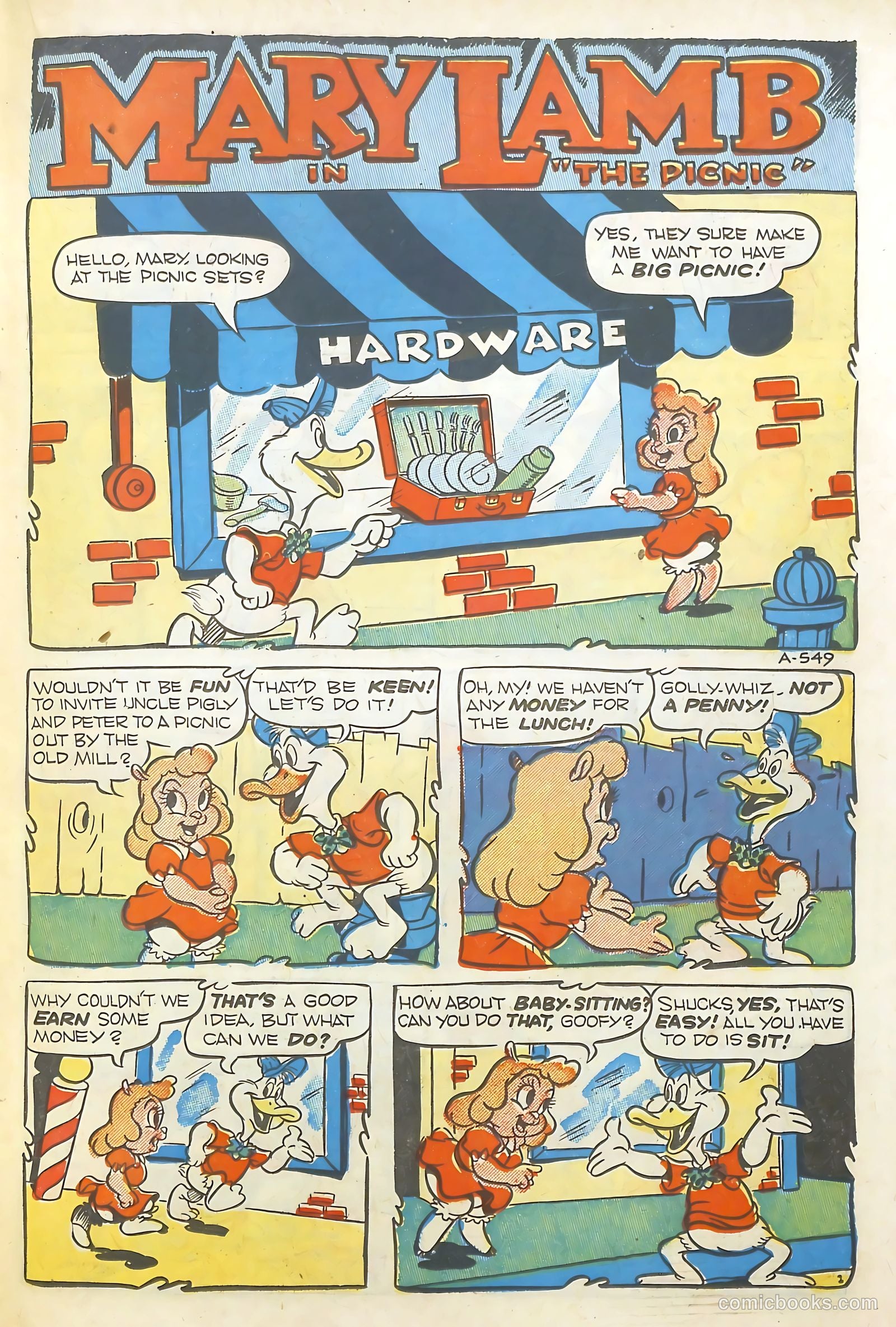 Goofy Comics #33 (1949) — page 19 of 36