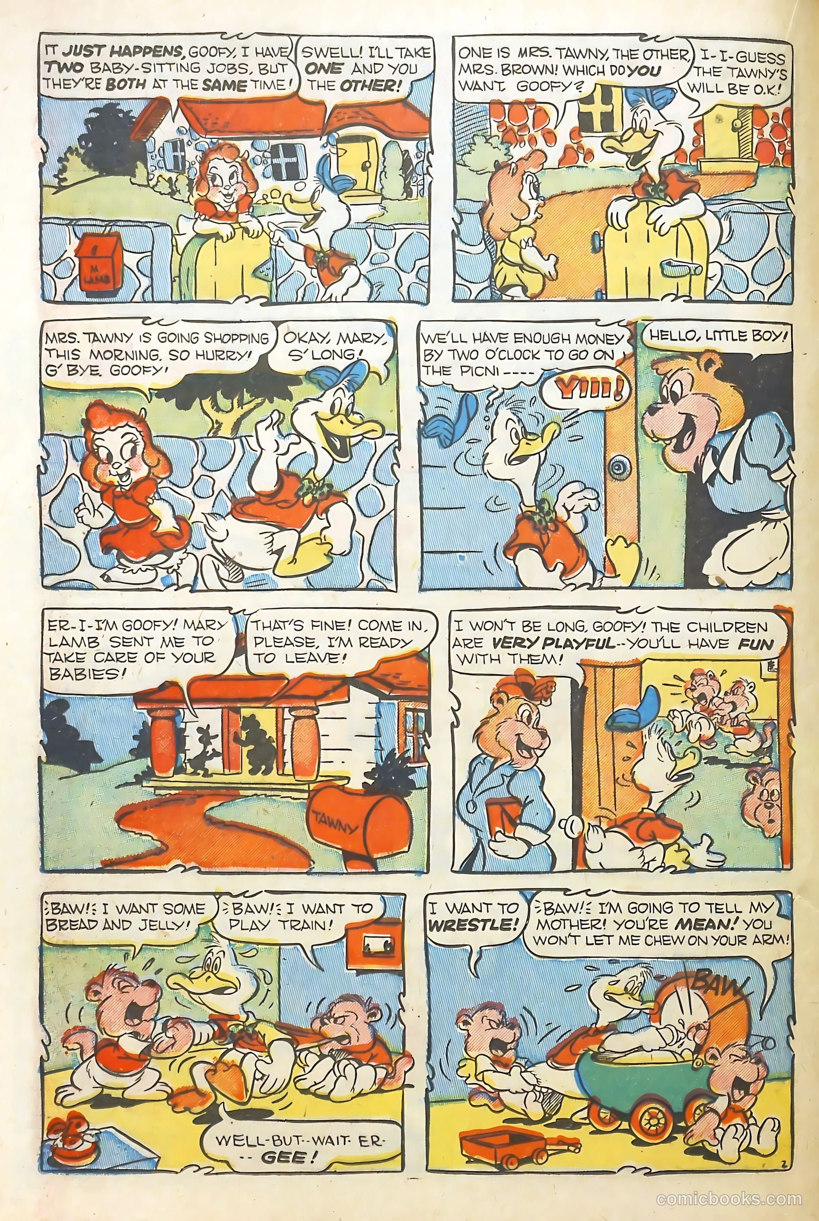 Goofy Comics #33 (1949) — page 20 of 36