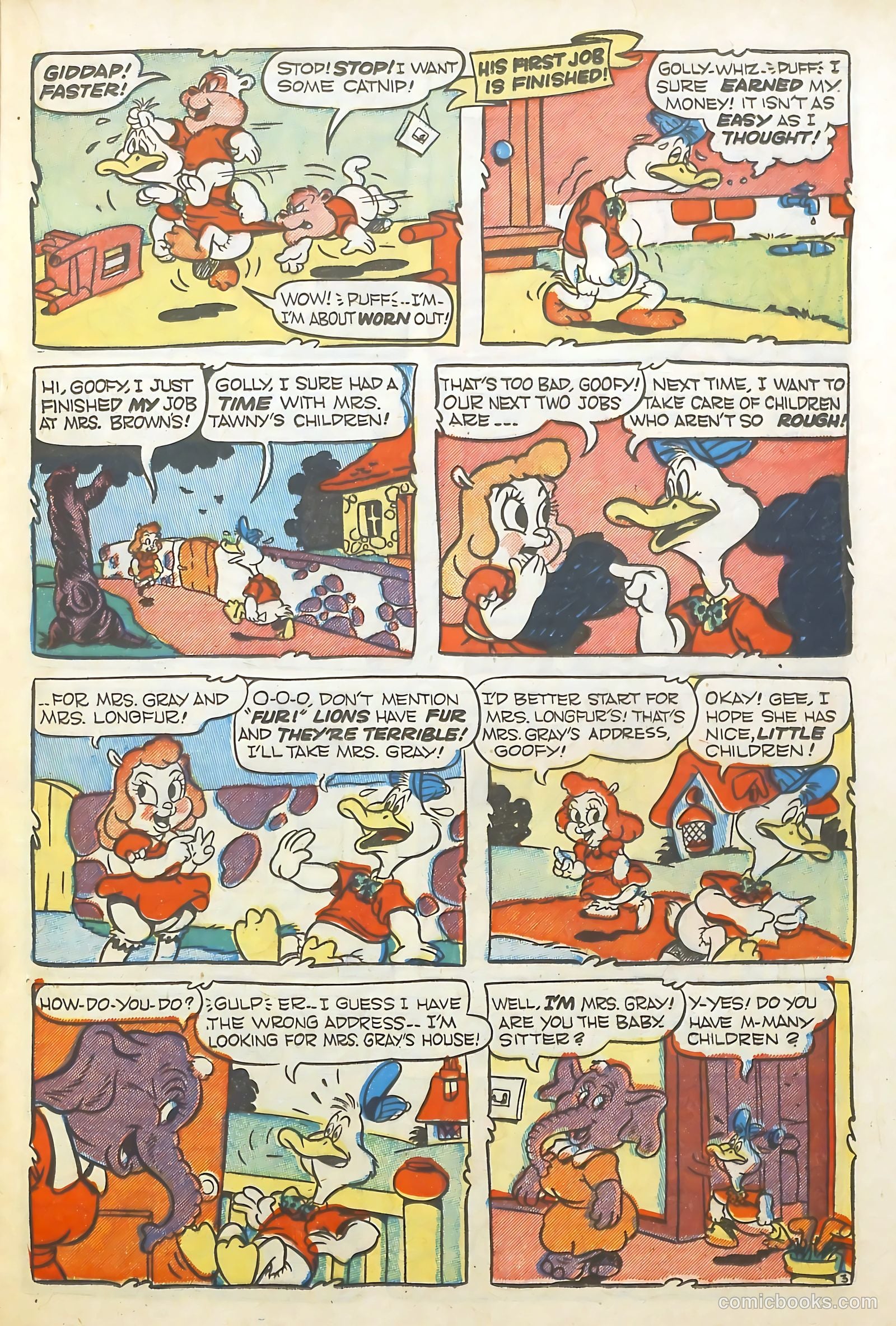Goofy Comics #33 (1949) — page 21 of 36