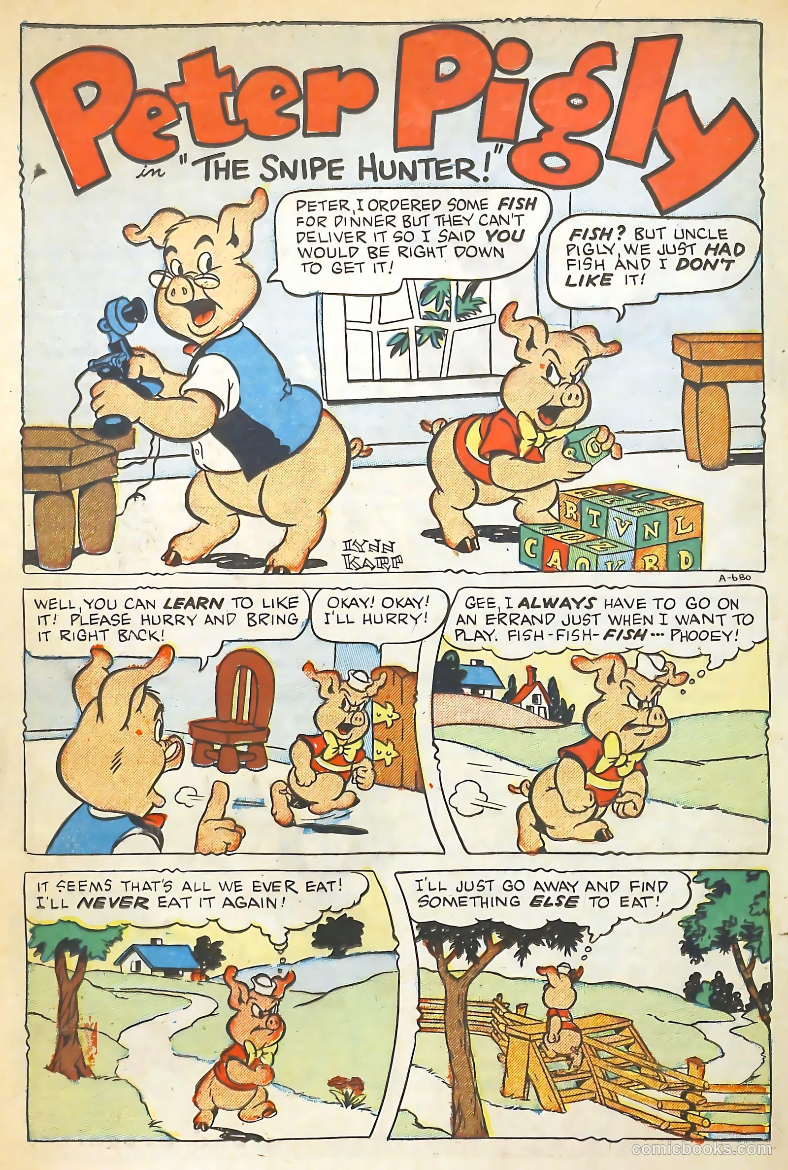 Goofy Comics #35 (1949) — page 20 of 36