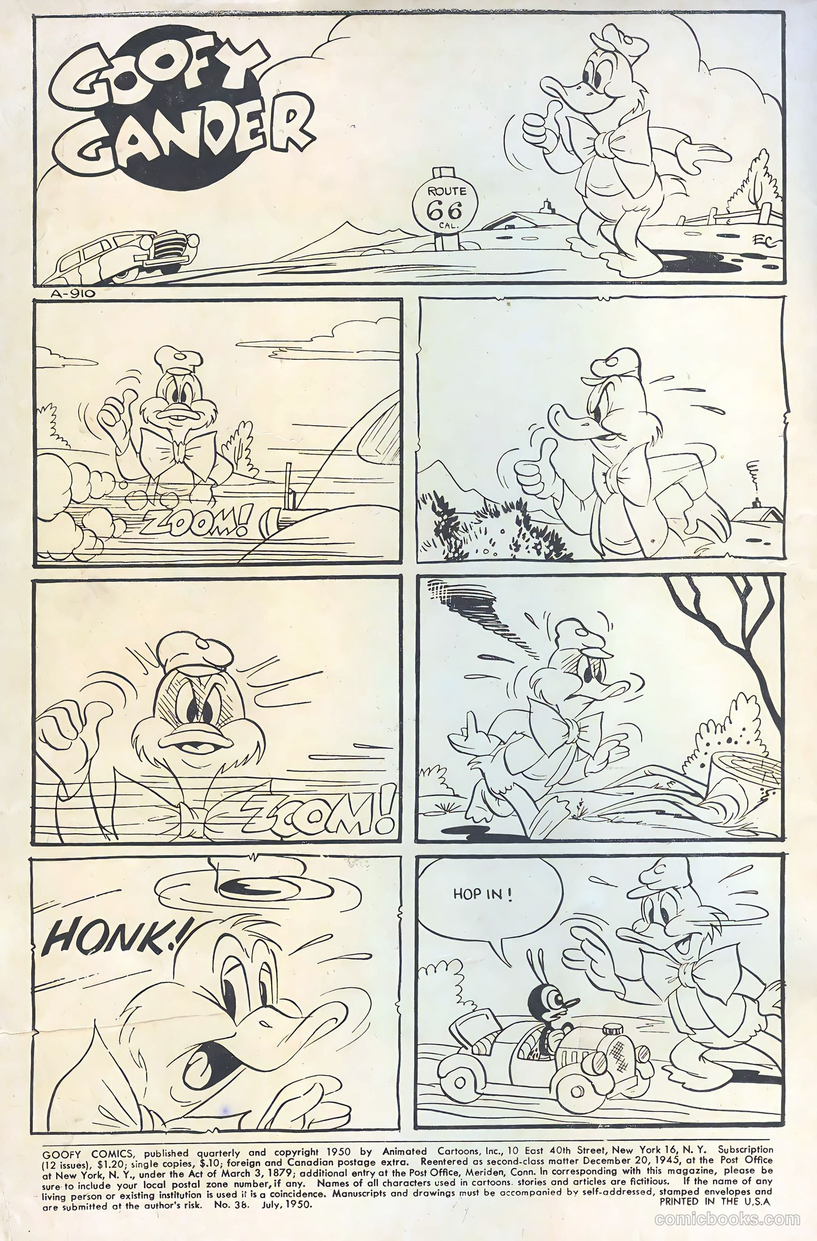 Goofy Comics #38 (1950) — page 2 of 36