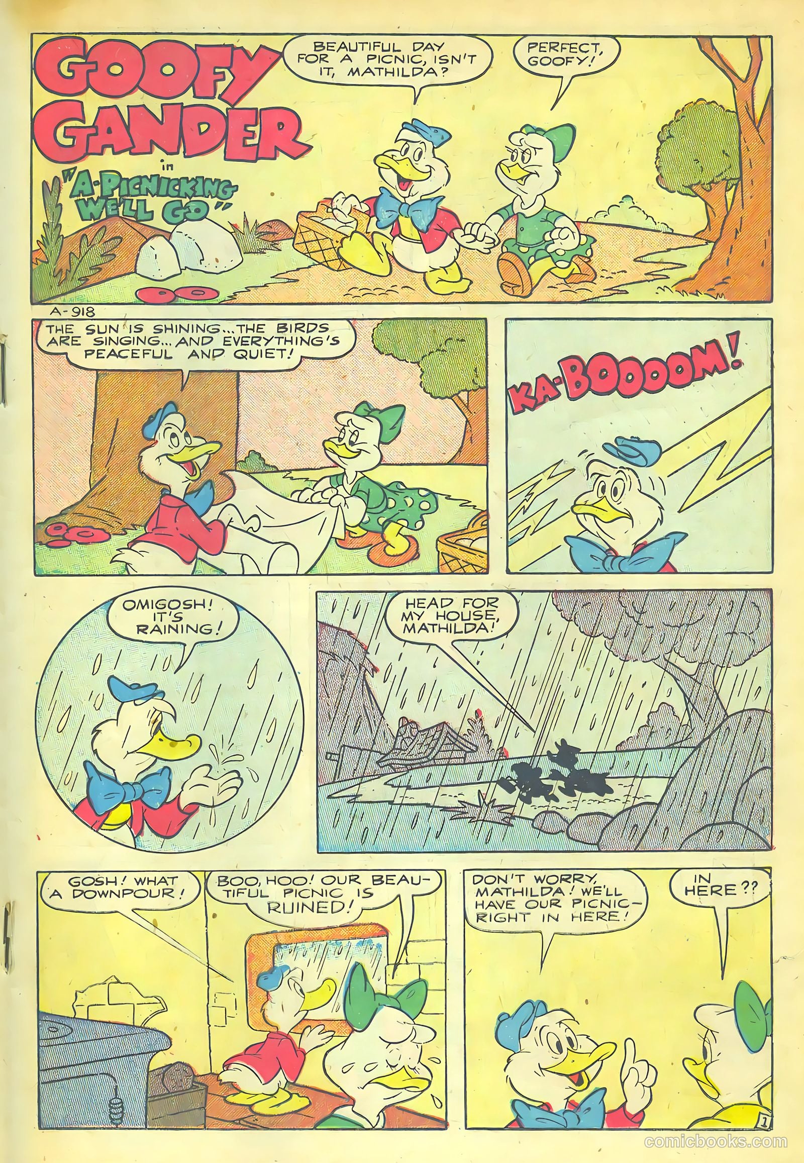Goofy Comics #38 (1950) — page 19 of 36