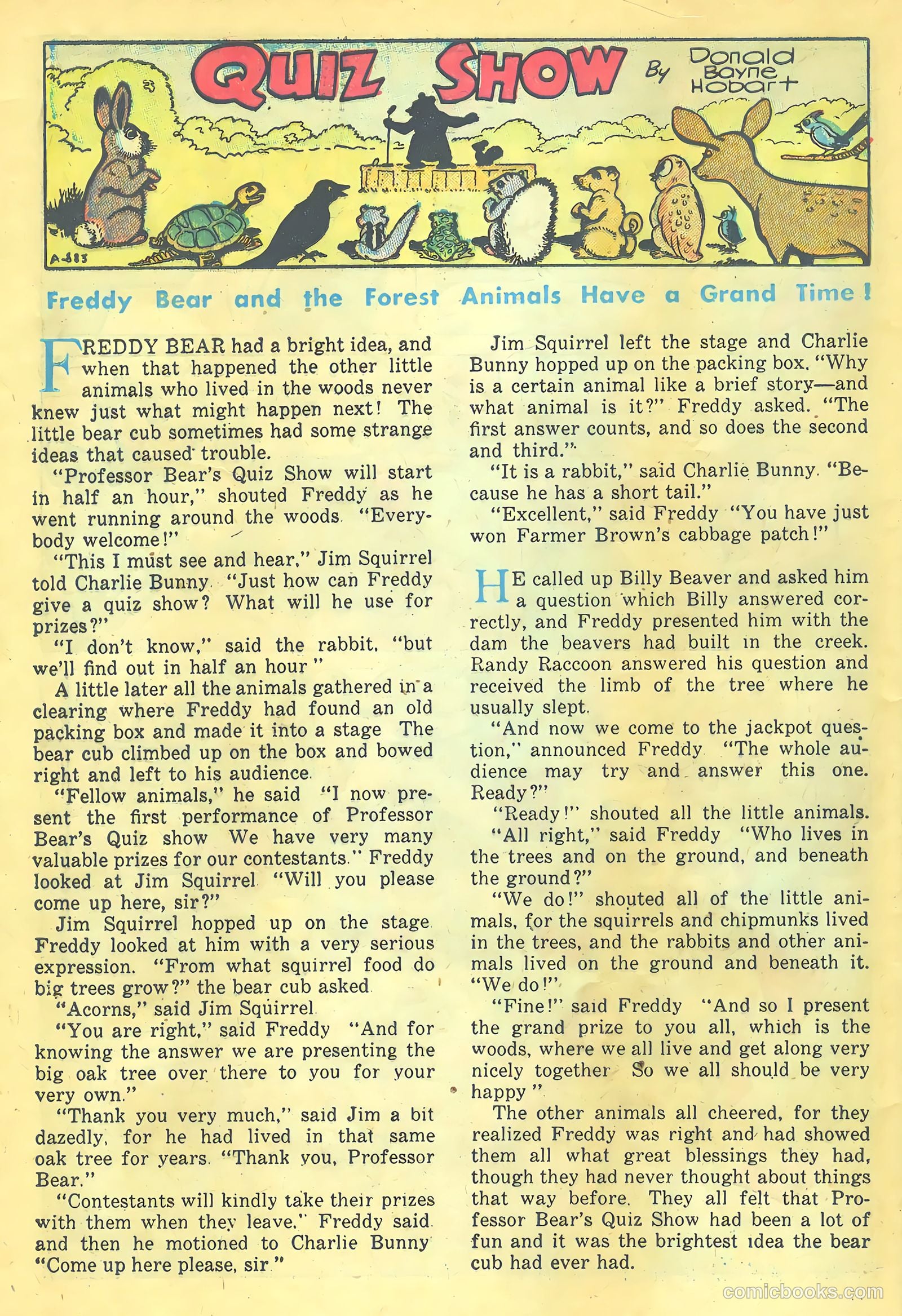 Goofy Comics #38 (1950) — page 32 of 36