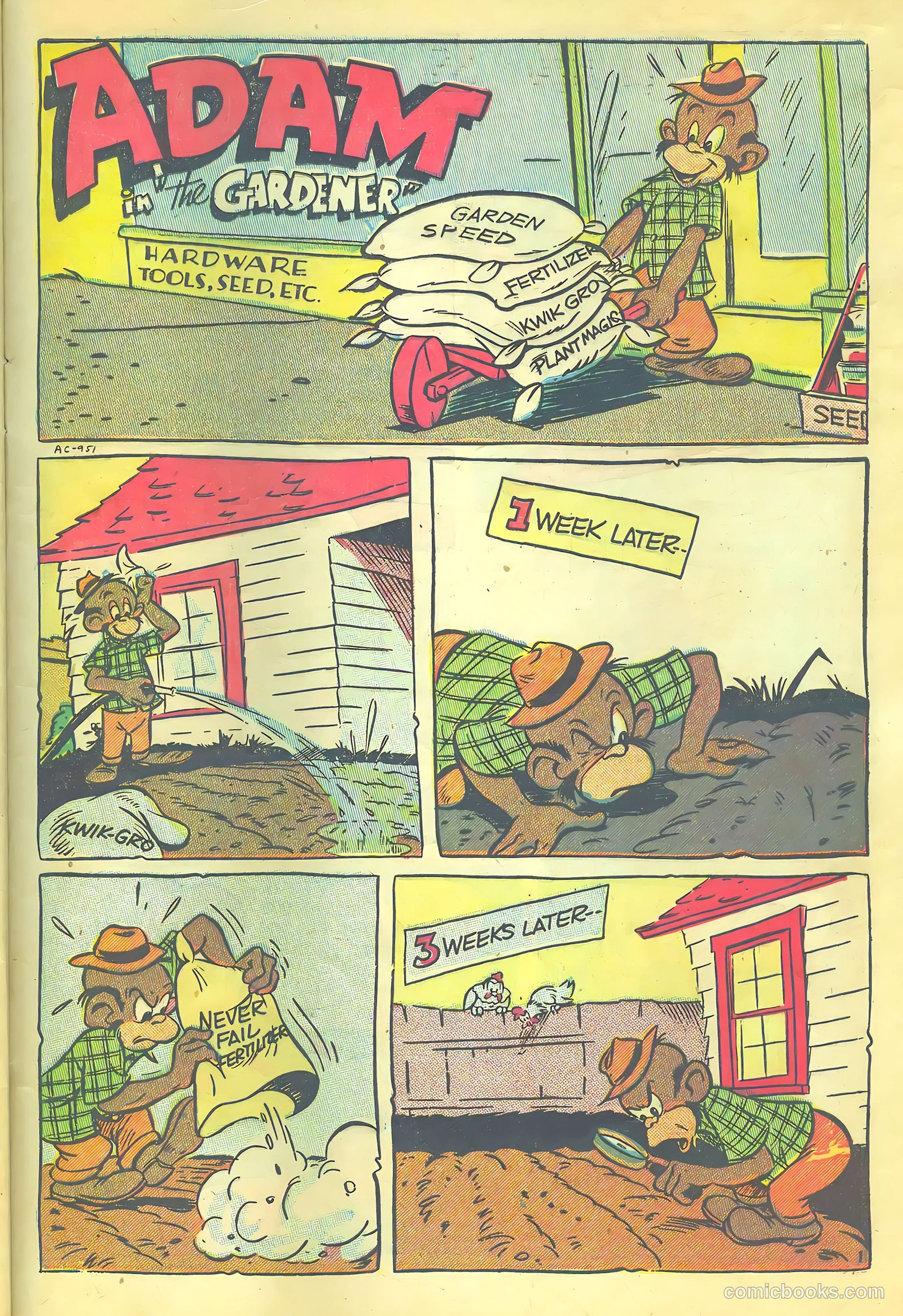 Goofy Comics #38 (1950) — page 33 of 36