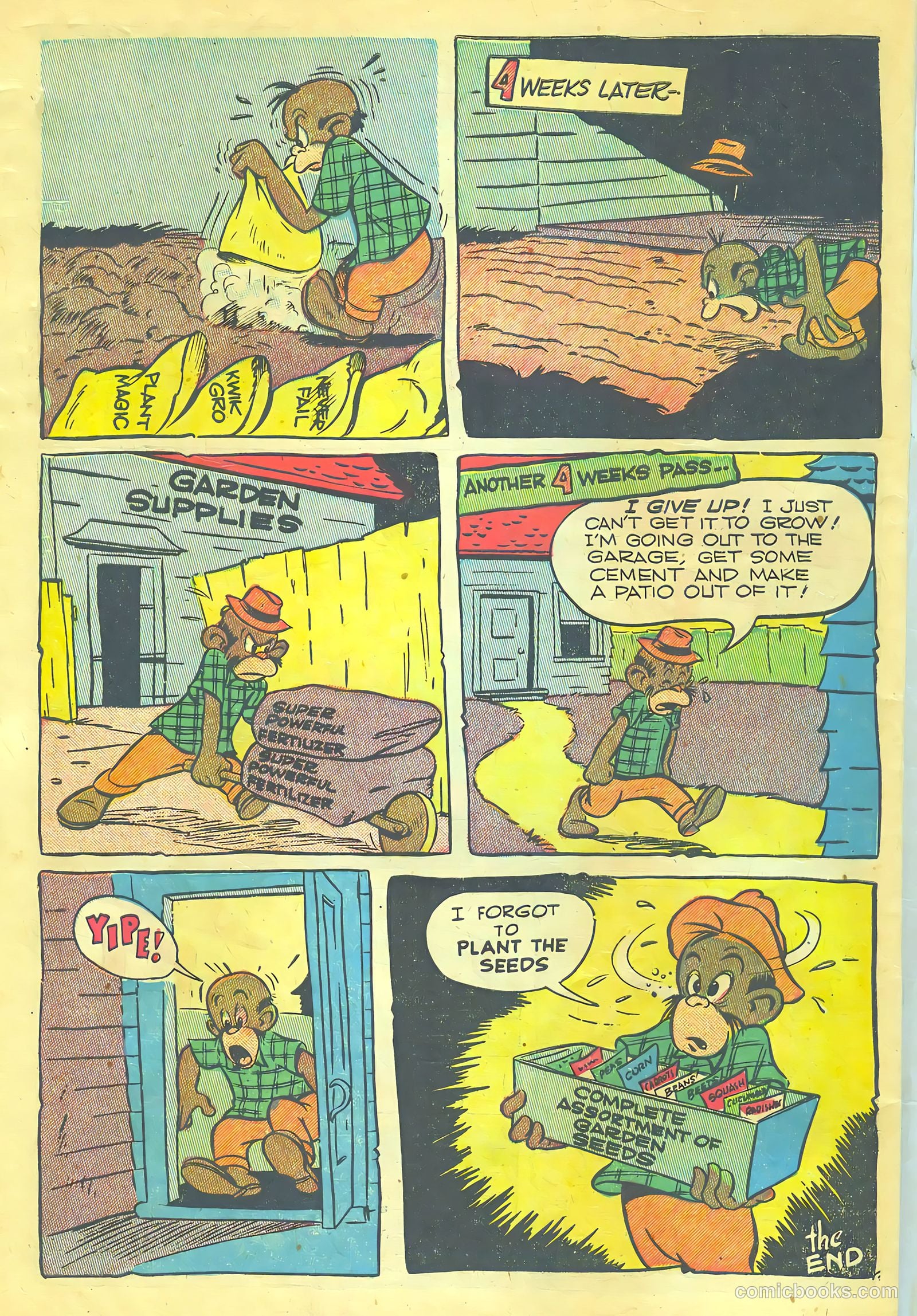 Goofy Comics #38 (1950) — page 34 of 36