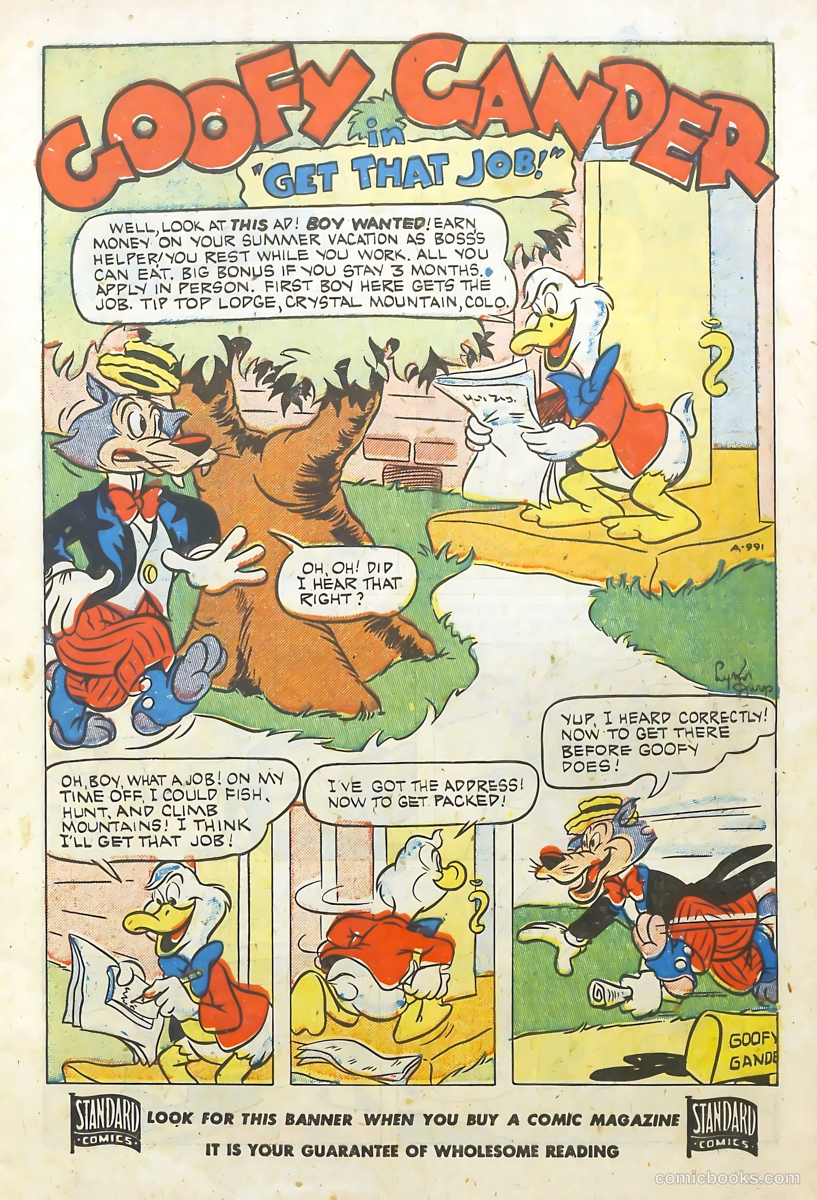 Goofy Comics #39 (1950) — page 3 of 36