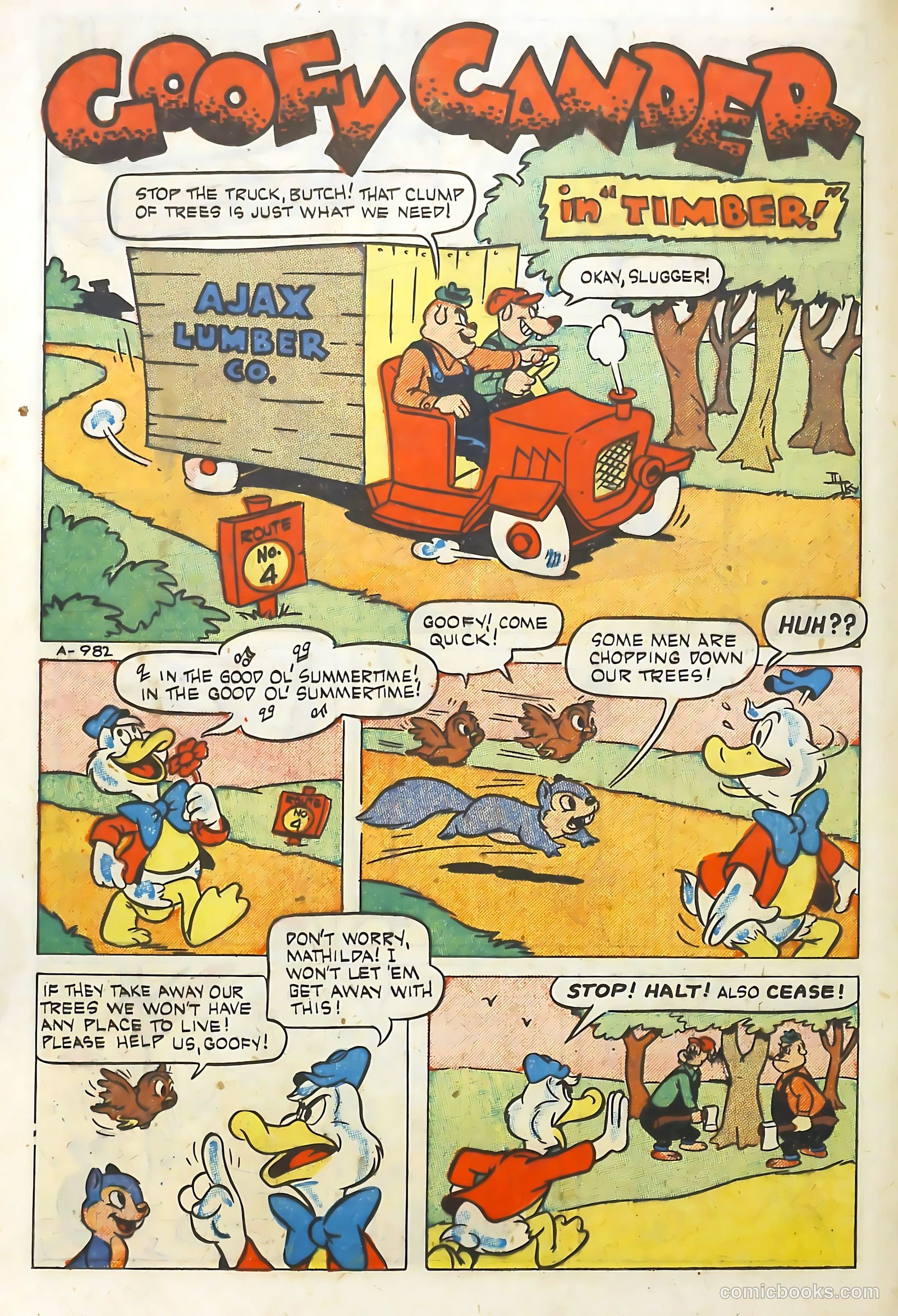Goofy Comics #39 (1950) — page 16 of 36