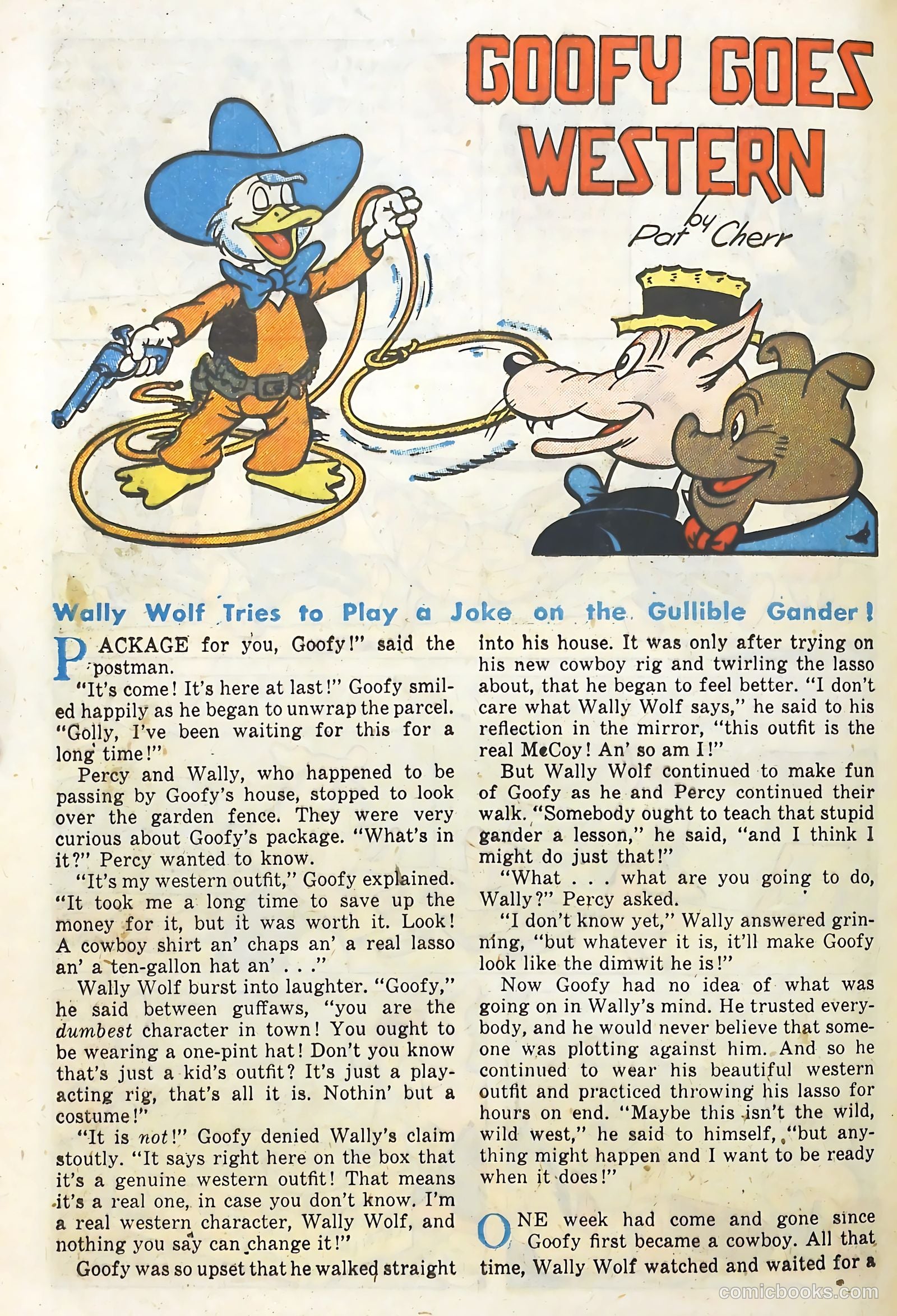 Goofy Comics #39 (1950) — page 24 of 36