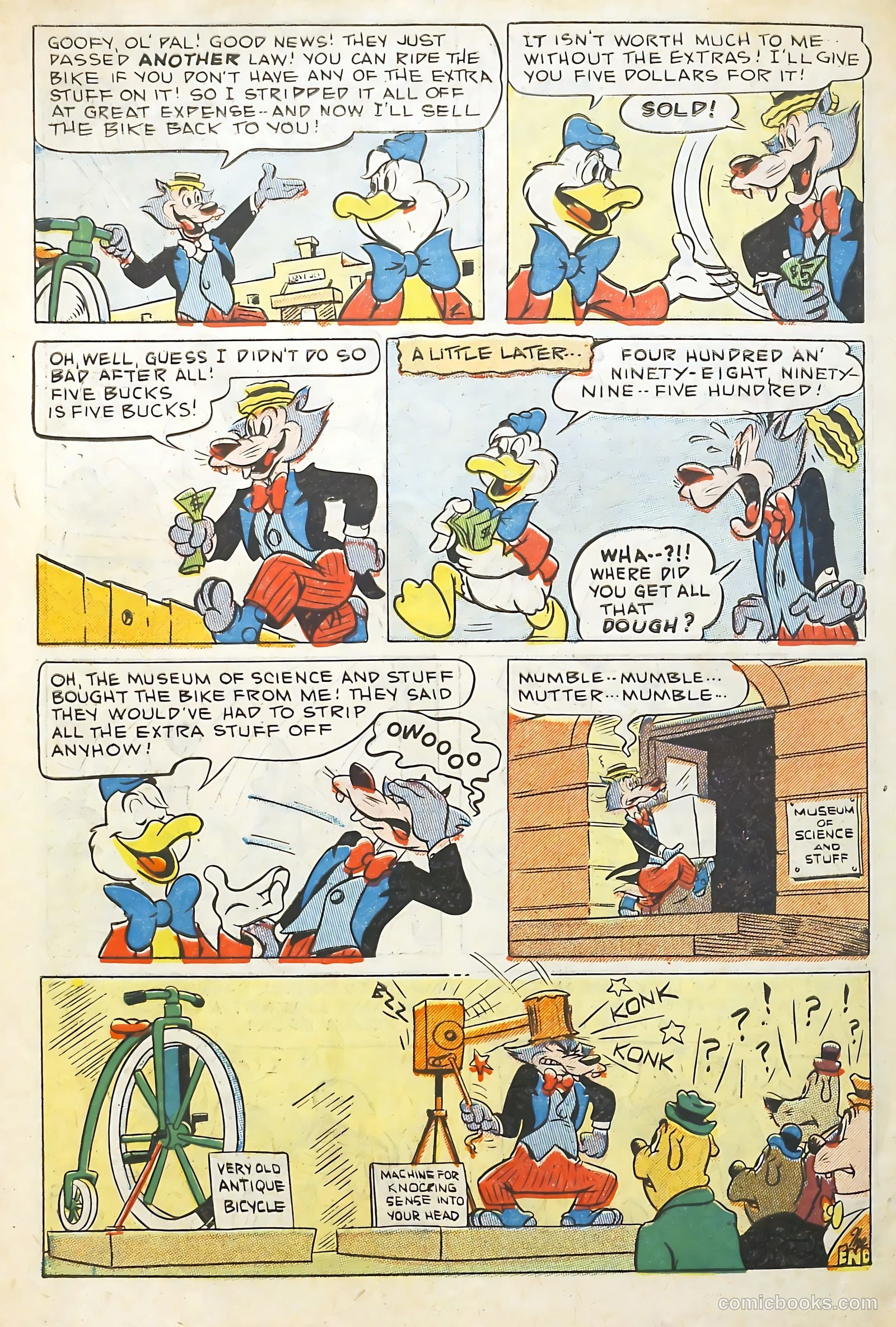 Goofy Comics #40 (1950) — page 34 of 36