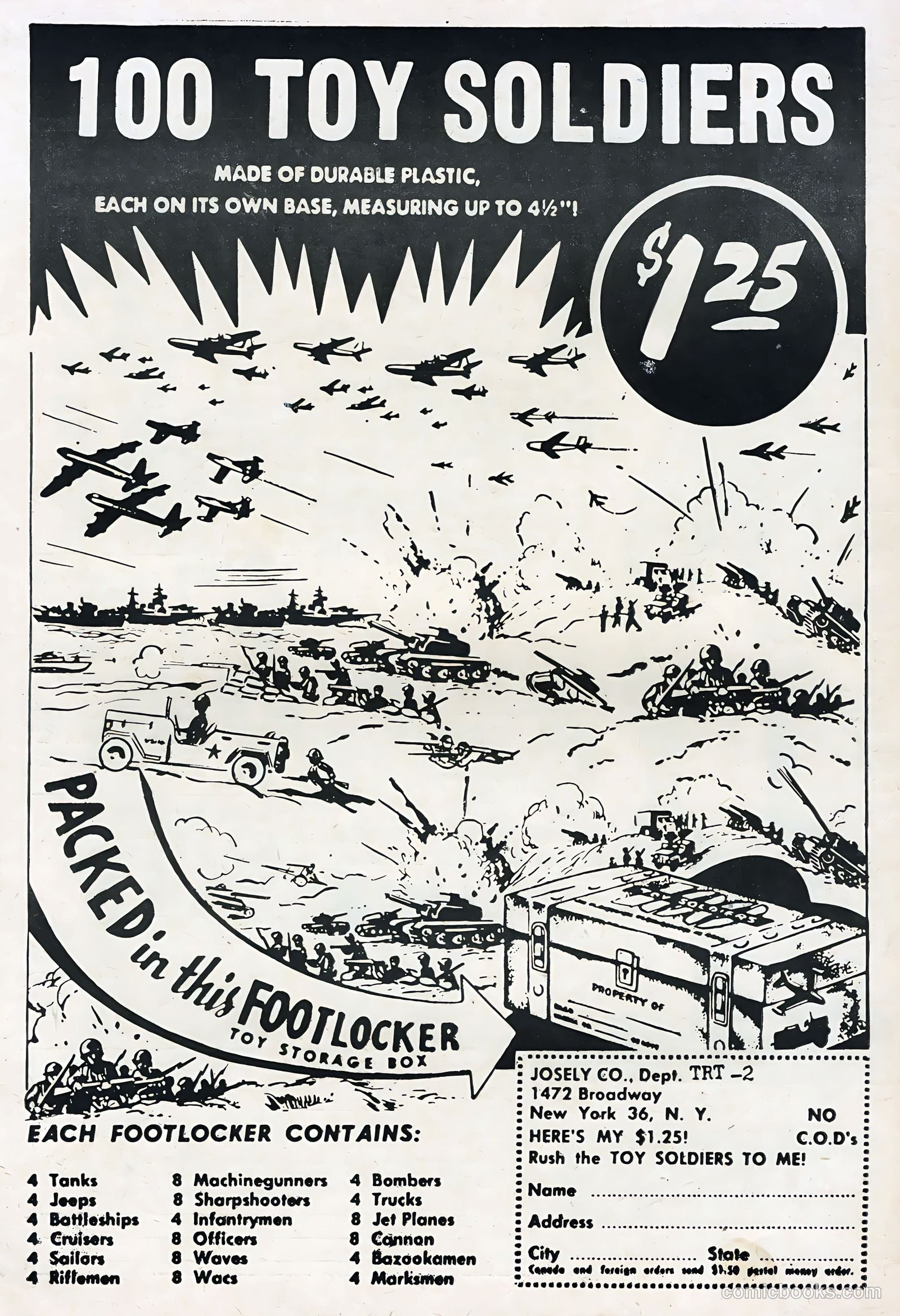Great Exploits #1 (1957) — page 36 of 36