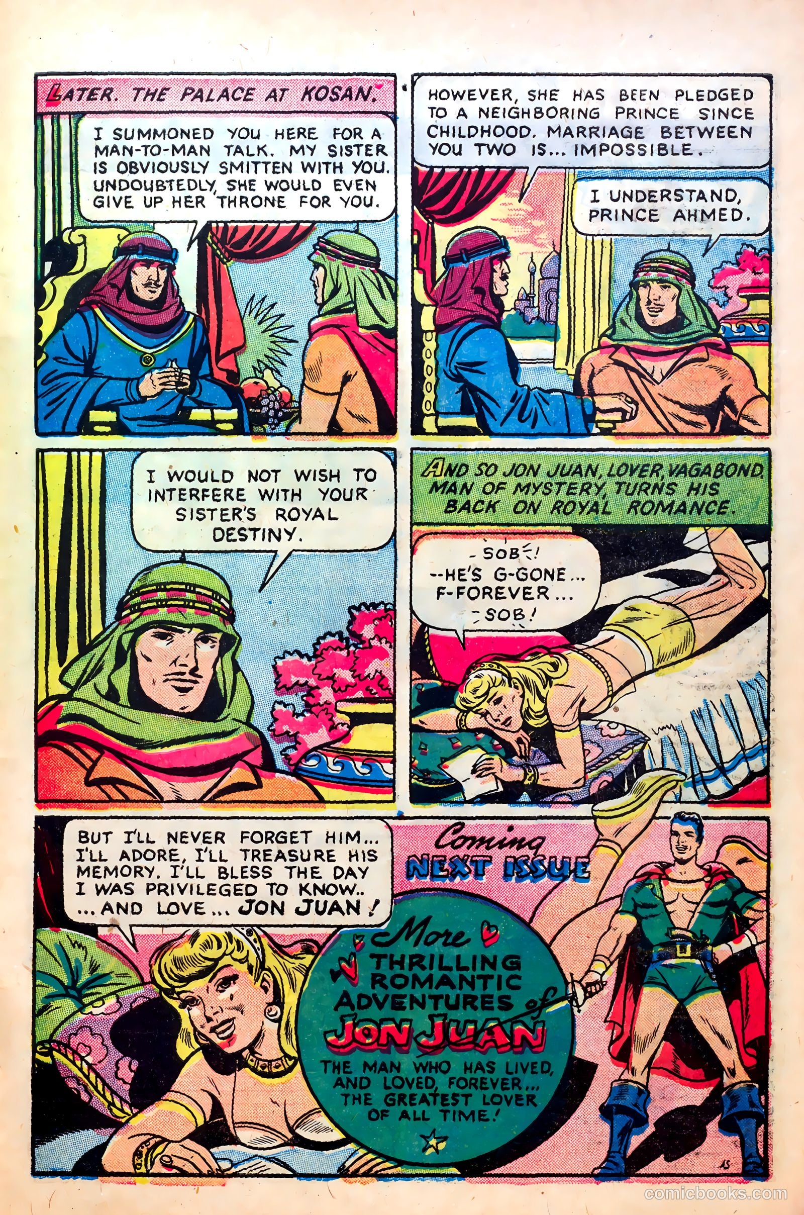Great Lover Romances #1 (1951) — page 33 of 36