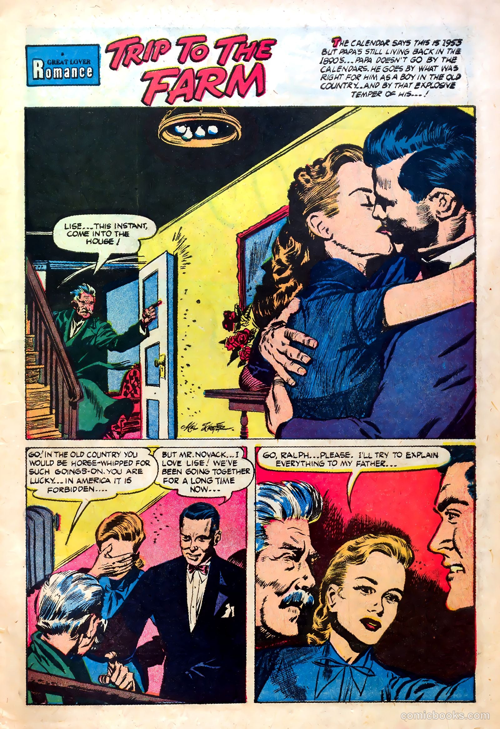 Great Lover Romances #10 (1953) — page 3 of 36