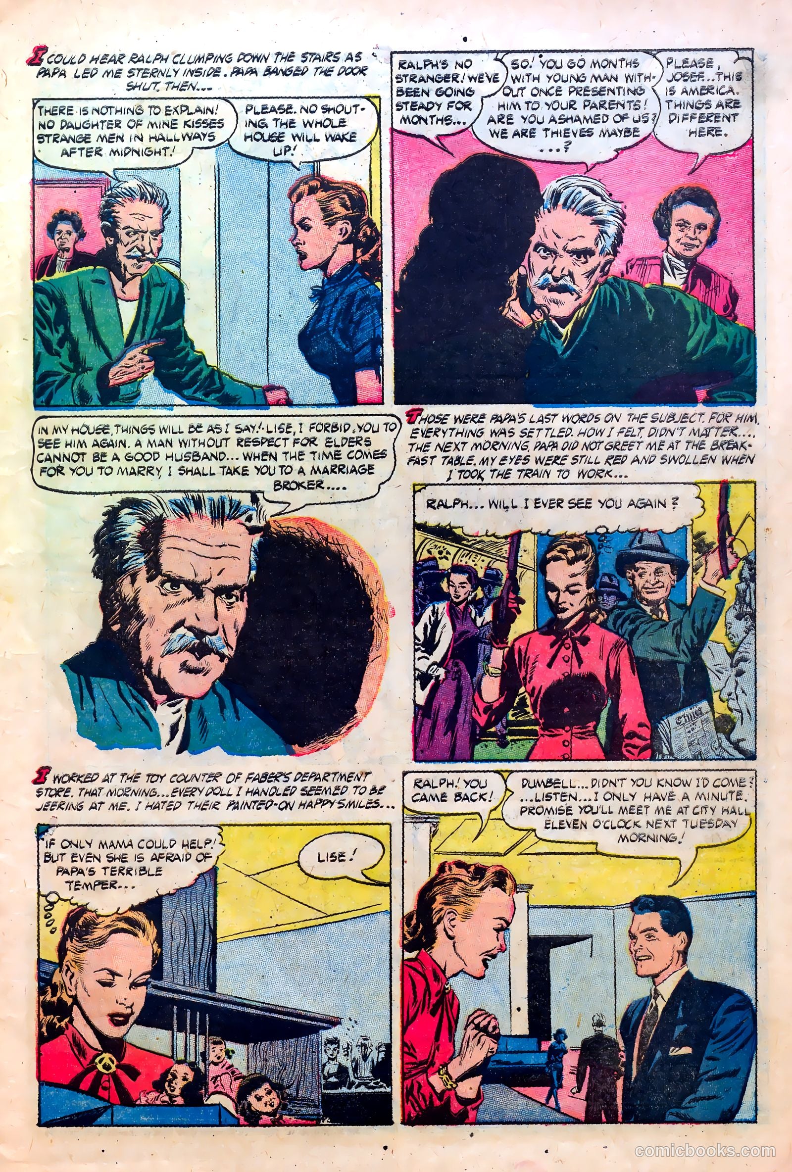 Great Lover Romances #10 (1953) — page 5 of 36