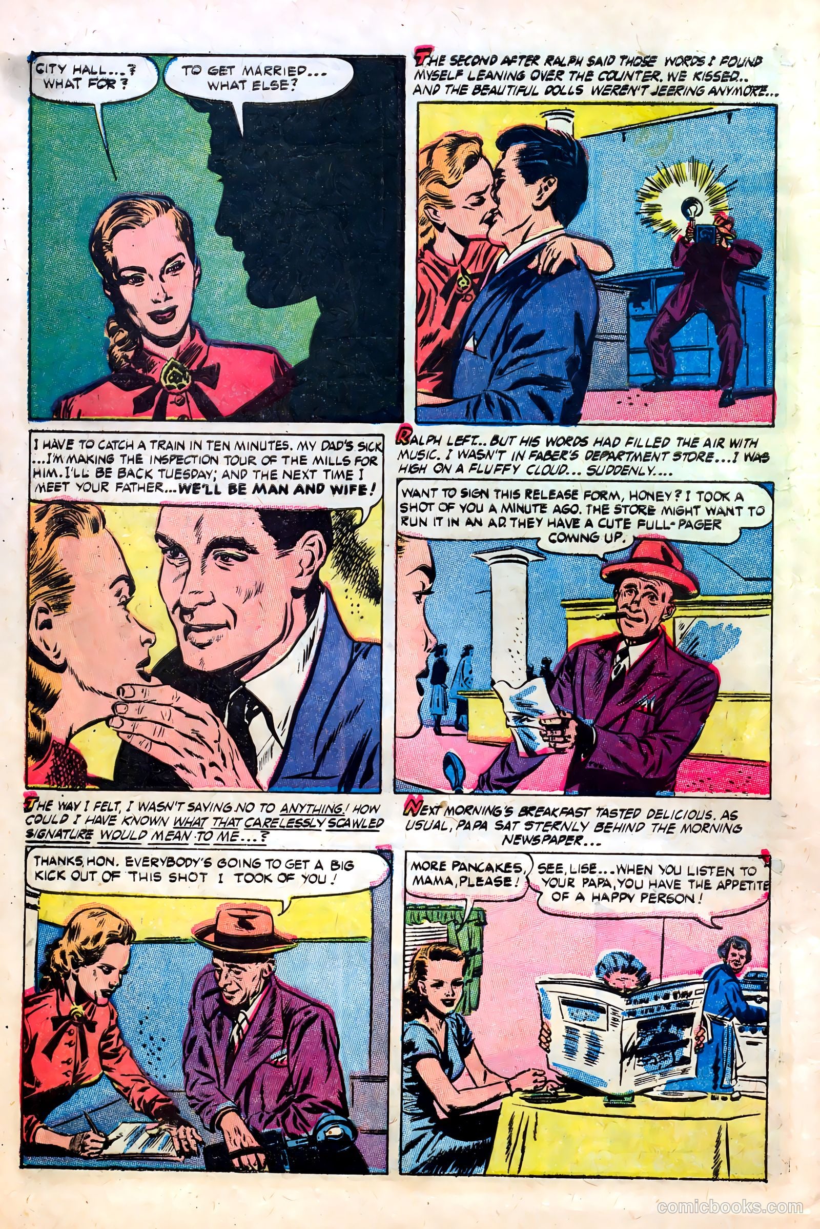 Great Lover Romances #10 (1953) — page 6 of 36