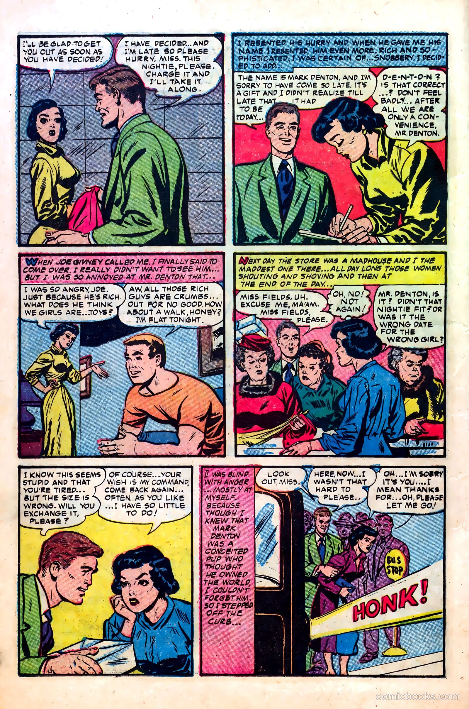 Great Lover Romances #10 (1953) — page 12 of 36