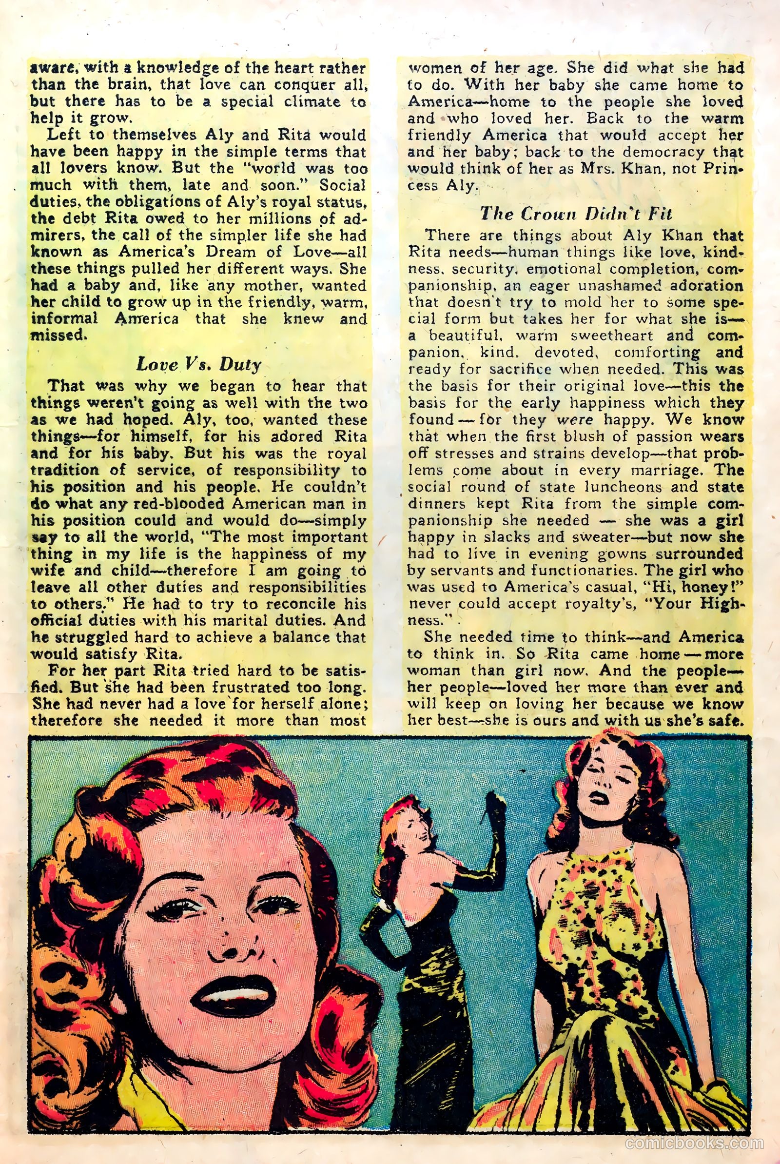 Great Lover Romances #10 (1953) — page 23 of 36