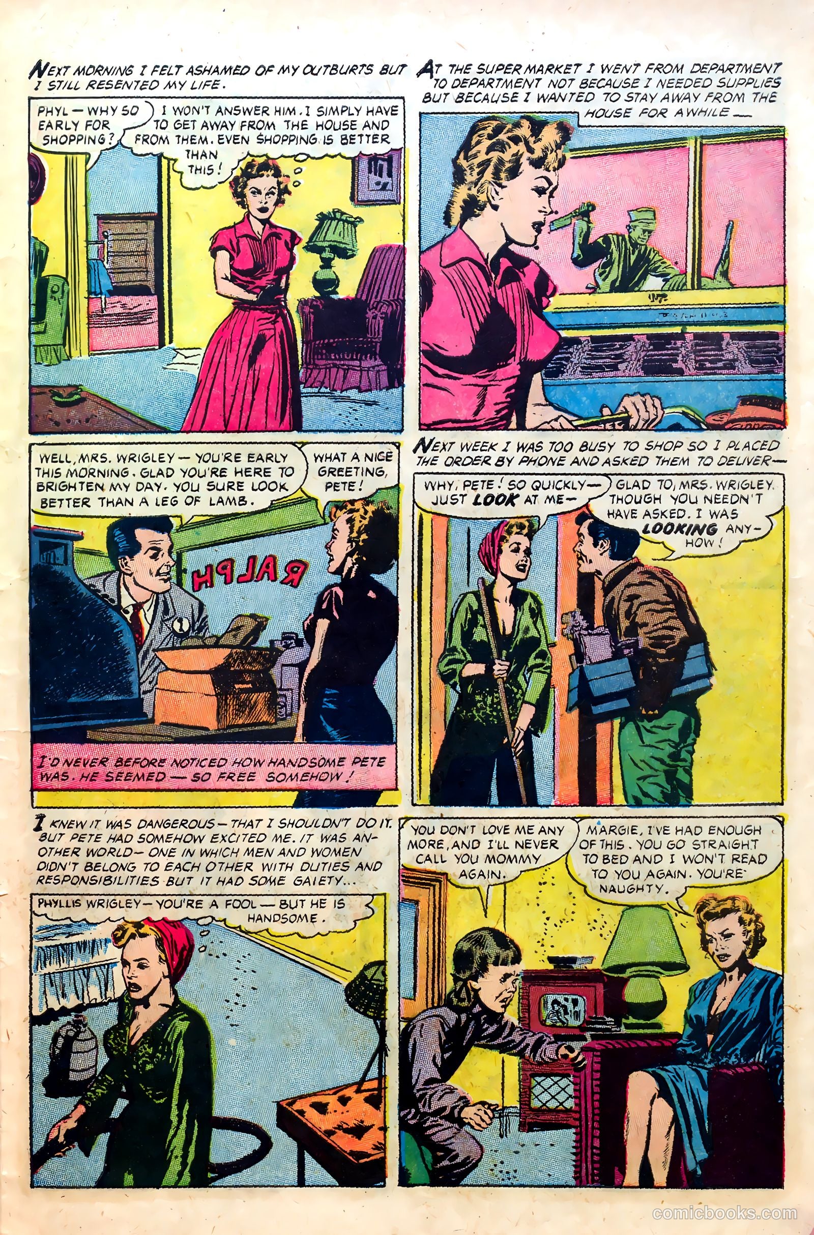 Great Lover Romances #10 (1953) — page 27 of 36