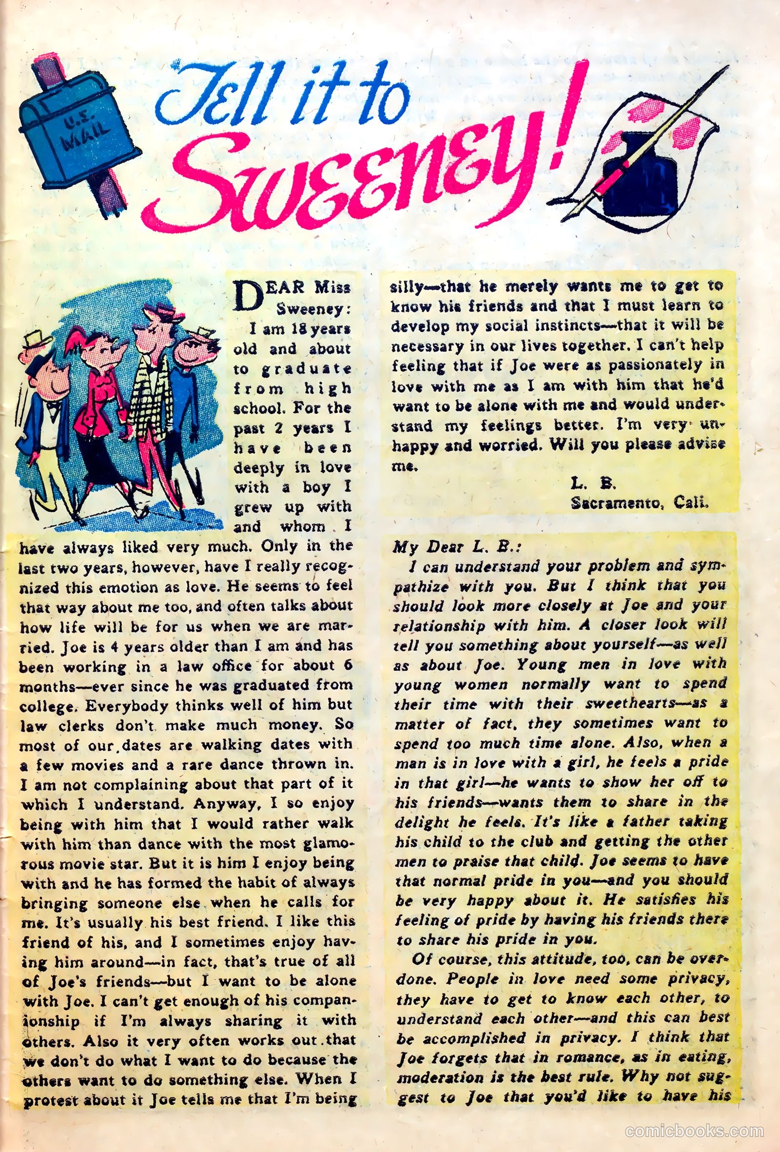 Great Lover Romances #10 (1953) — page 31 of 36