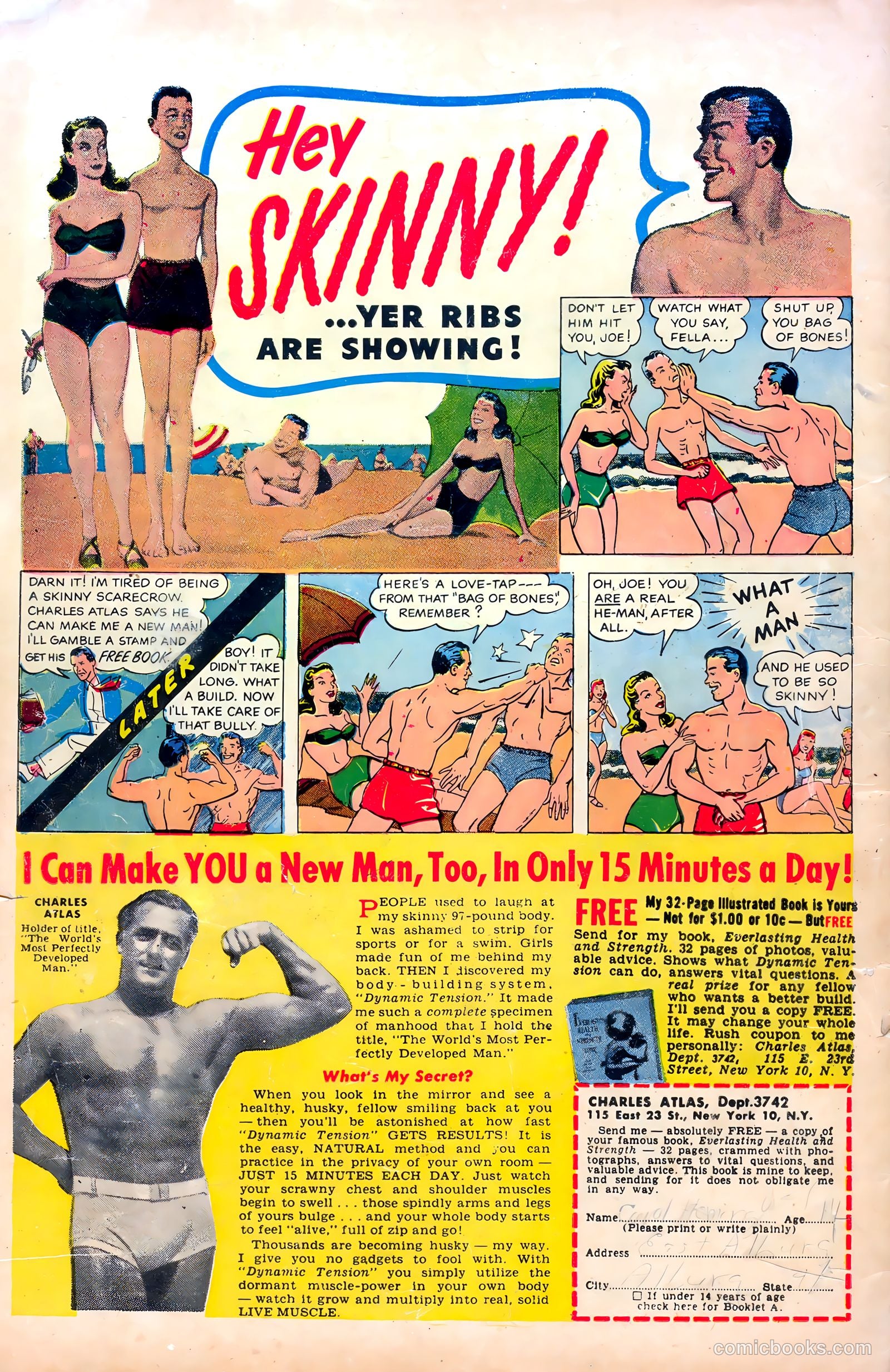 Great Lover Romances #10 (1953) — page 36 of 36