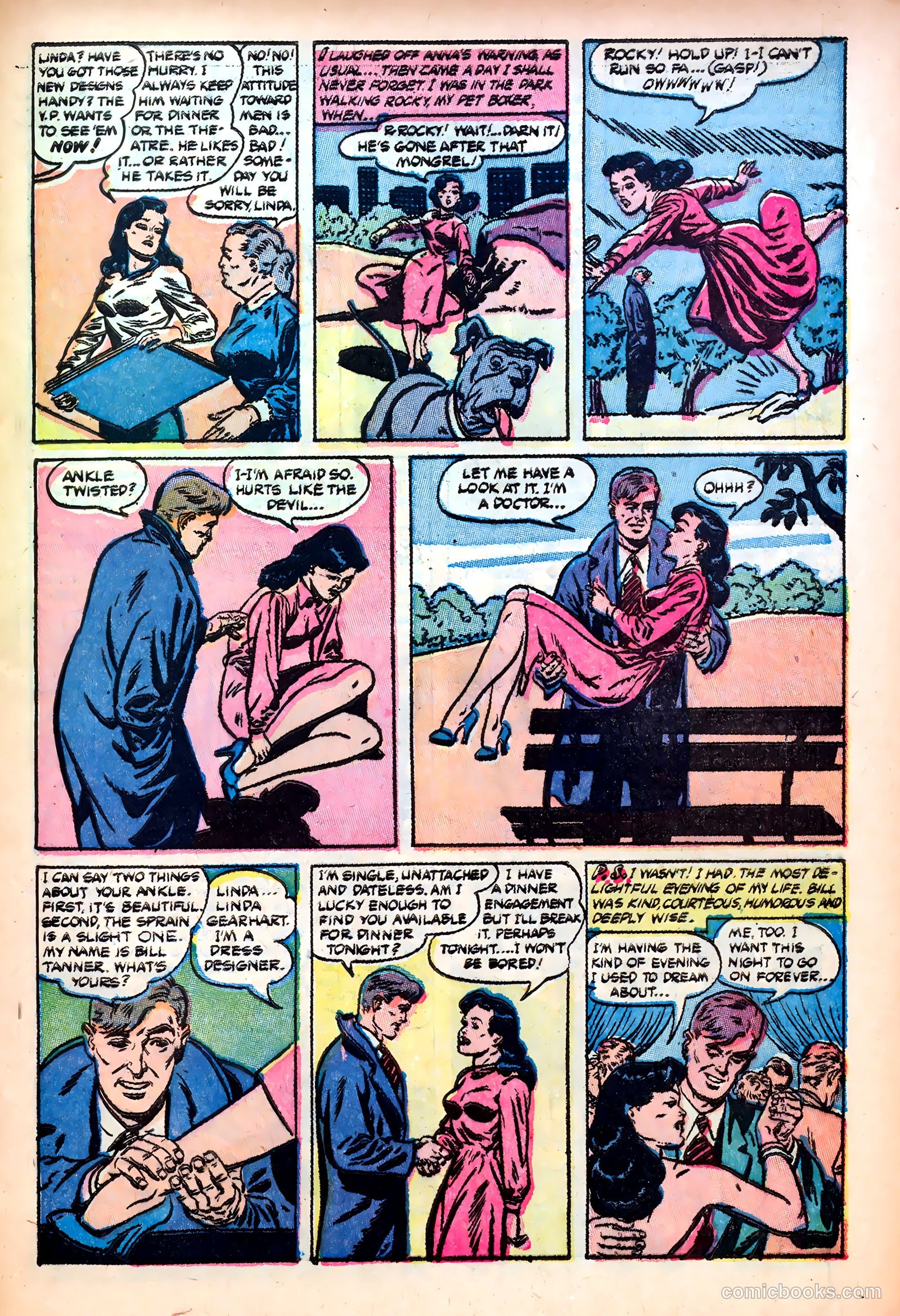Great Lover Romances #11 (1953) — page 7 of 36