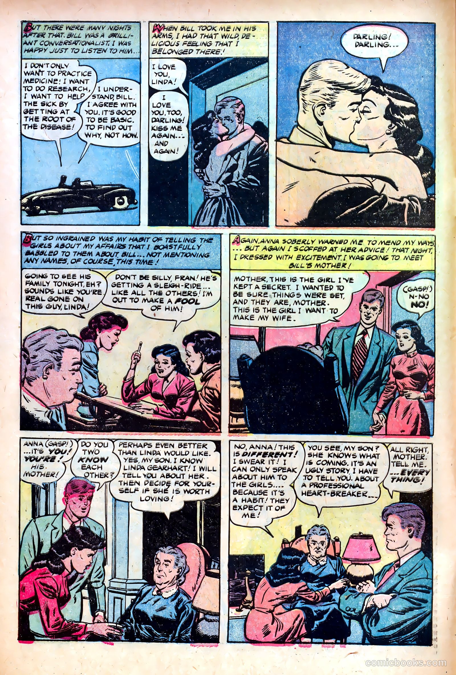 Great Lover Romances #11 (1953) — page 8 of 36
