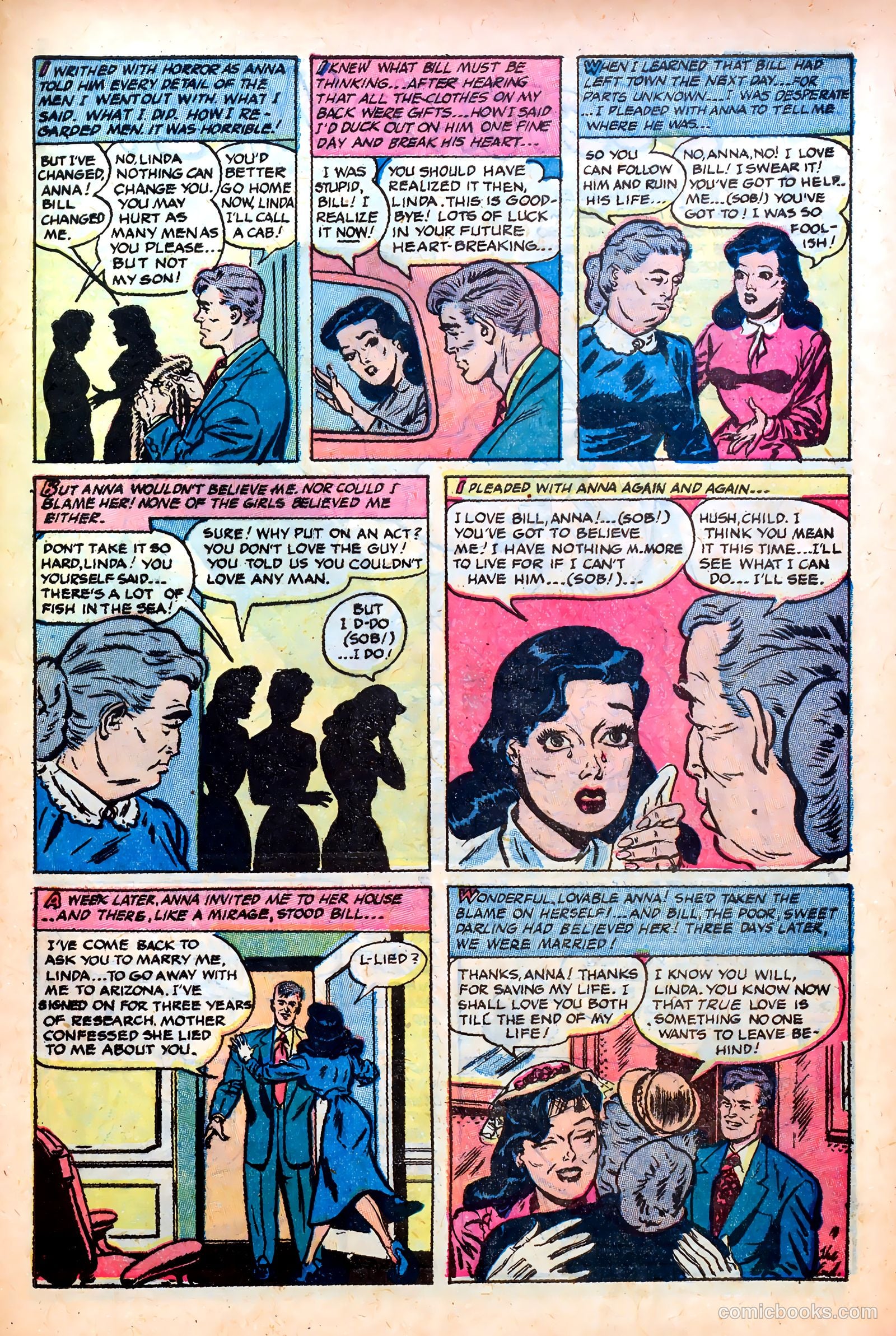 Great Lover Romances #11 (1953) — page 9 of 36